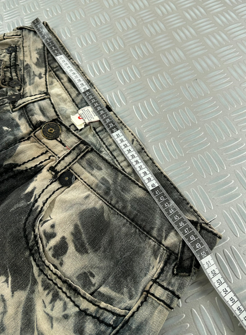 True religion rainbow billy jeans custom acid washed 00’s (XXL)