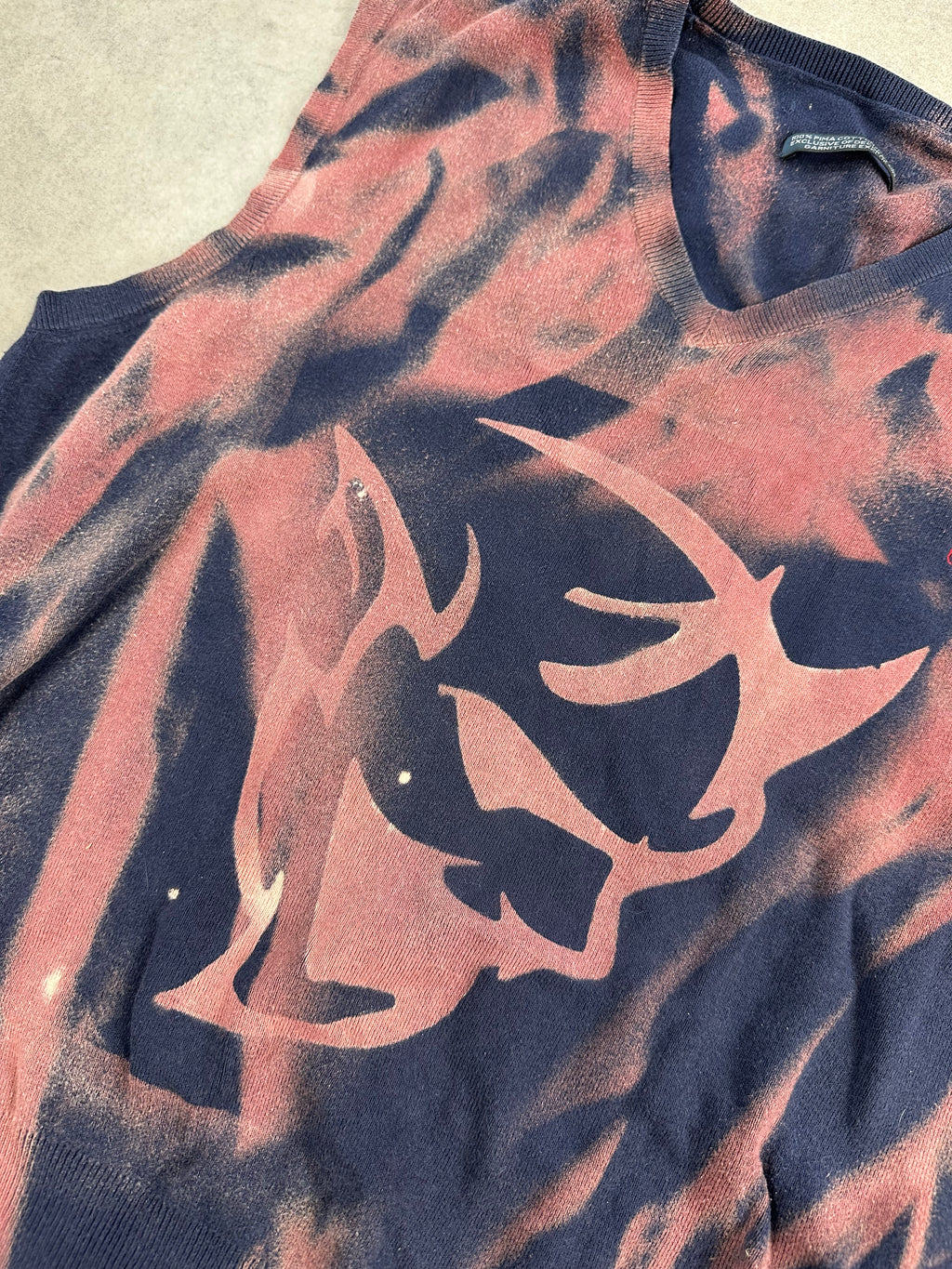 Polo Ralph Lauren custom vest y2k hellcat (M)