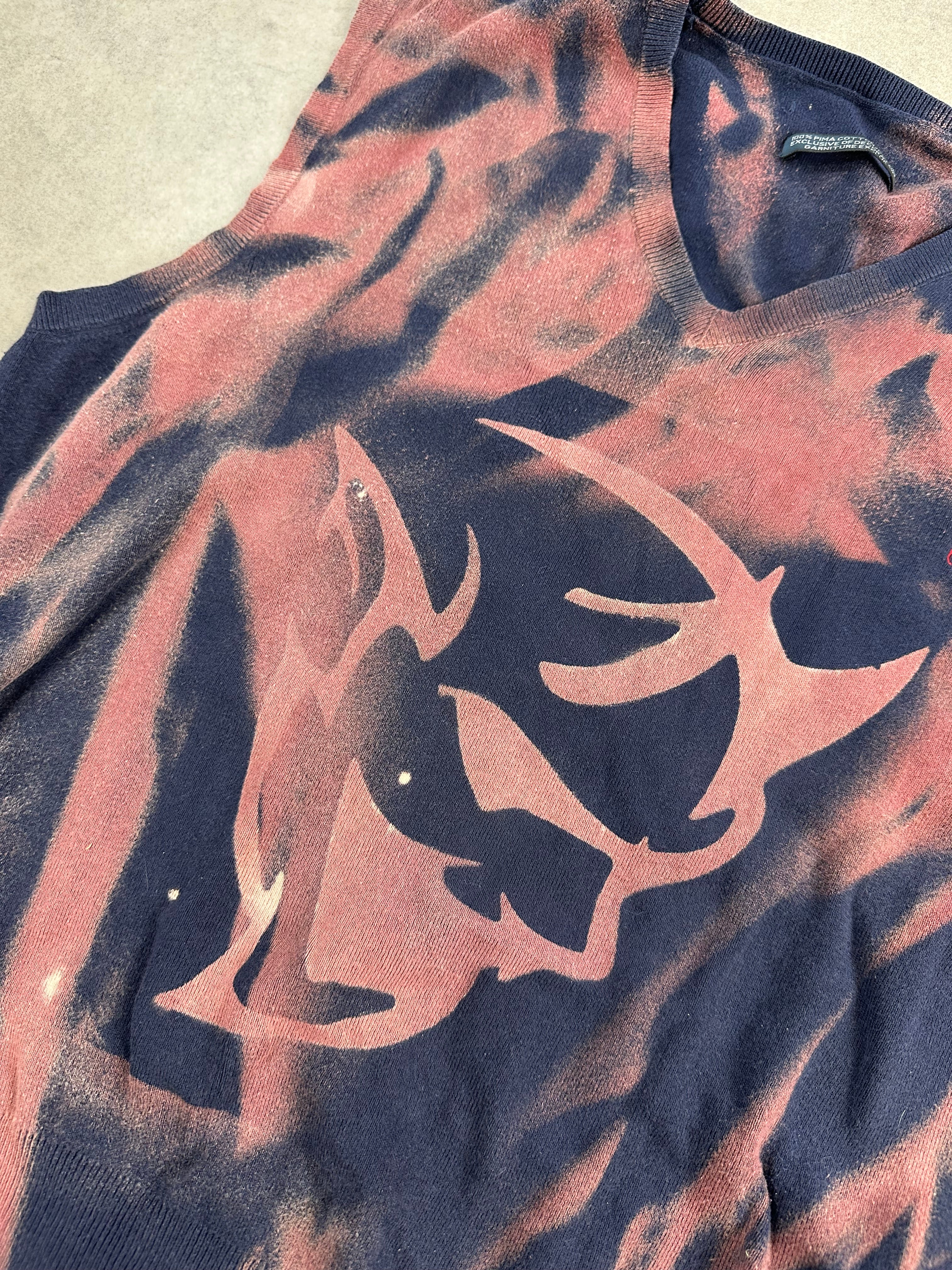 Polo Ralph Lauren custom vest y2k hellcat (M)