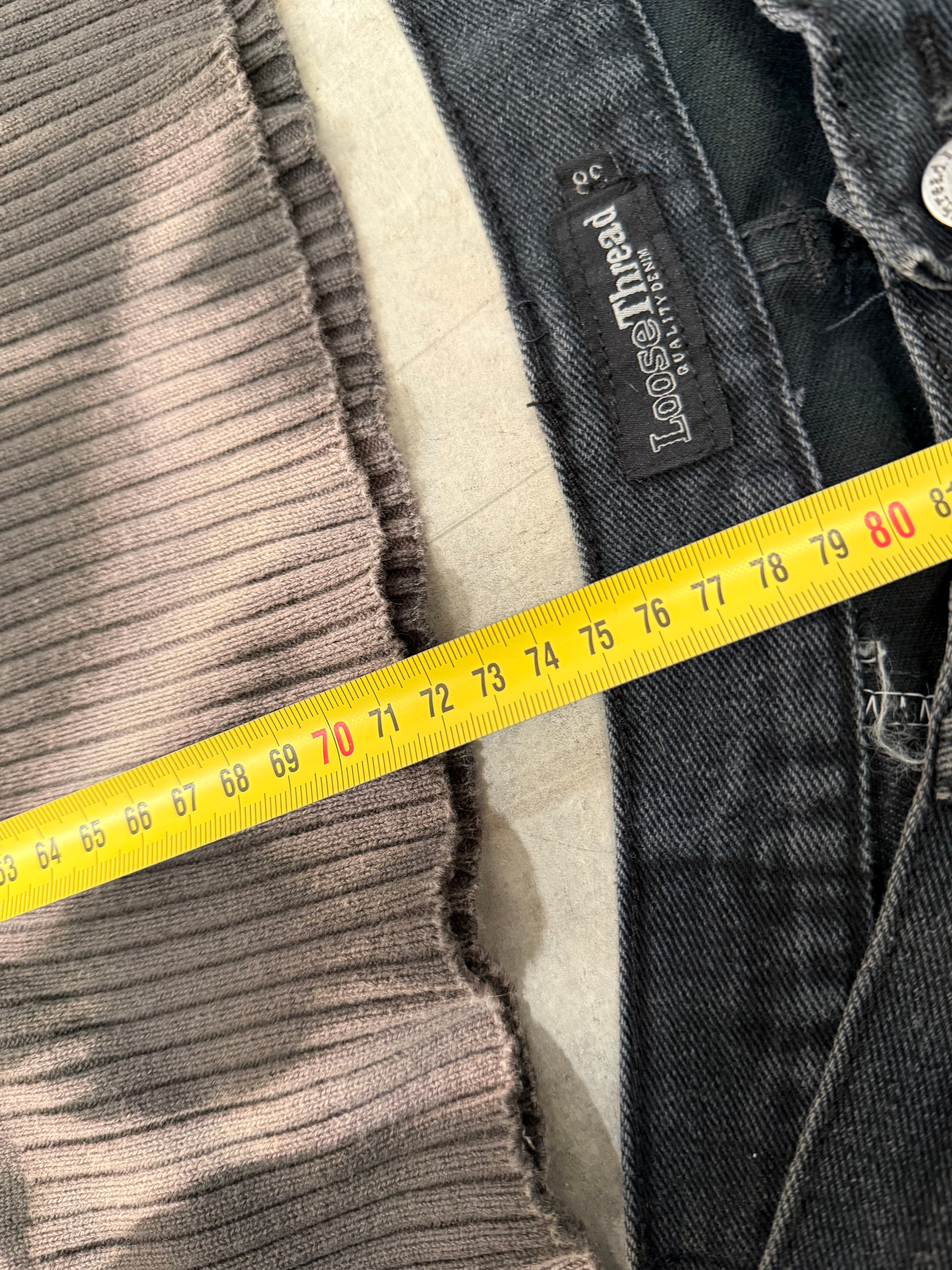 Vintage Knitted Y2k Bleached Sweater custom (XL)