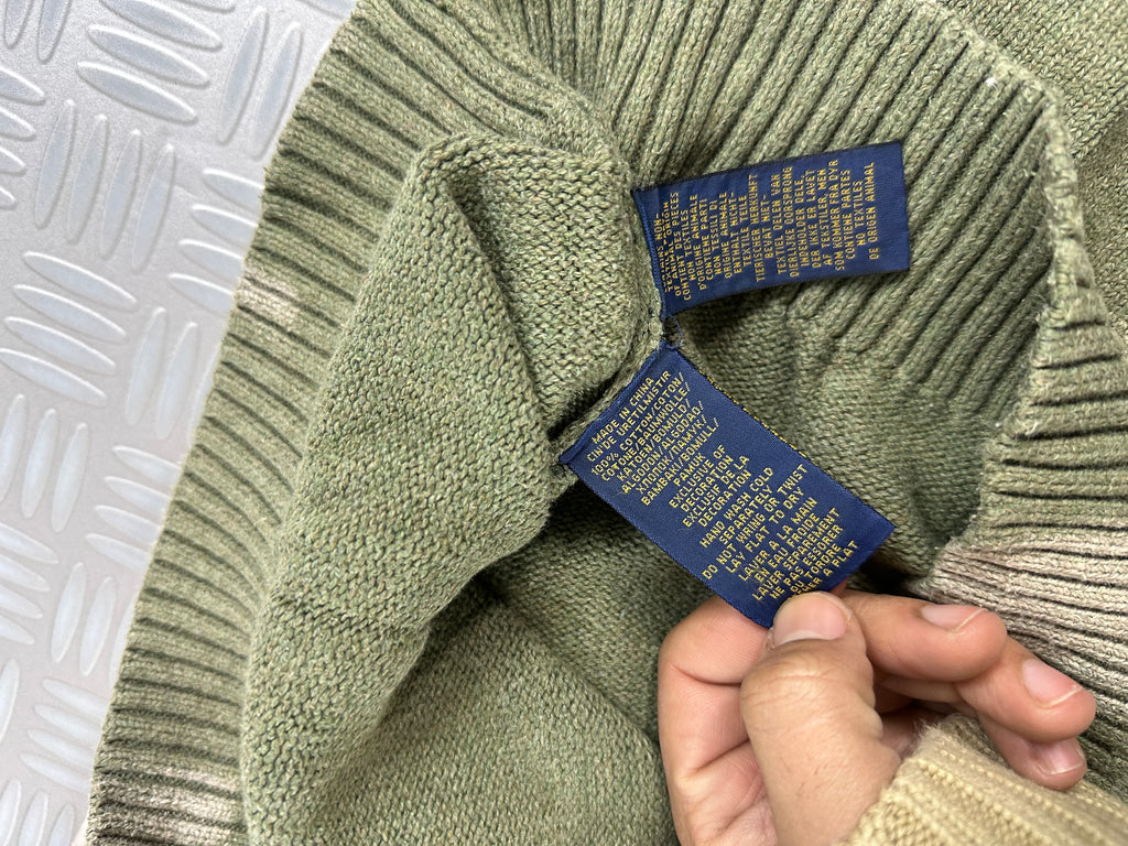 Polo Ralph Lauren mid zip sweater handmade (M)