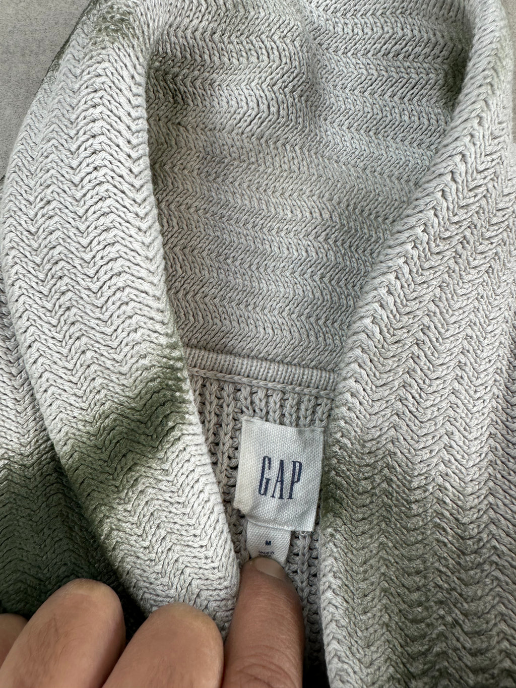 Asymmetrical knitted sweater custom y2k (M)