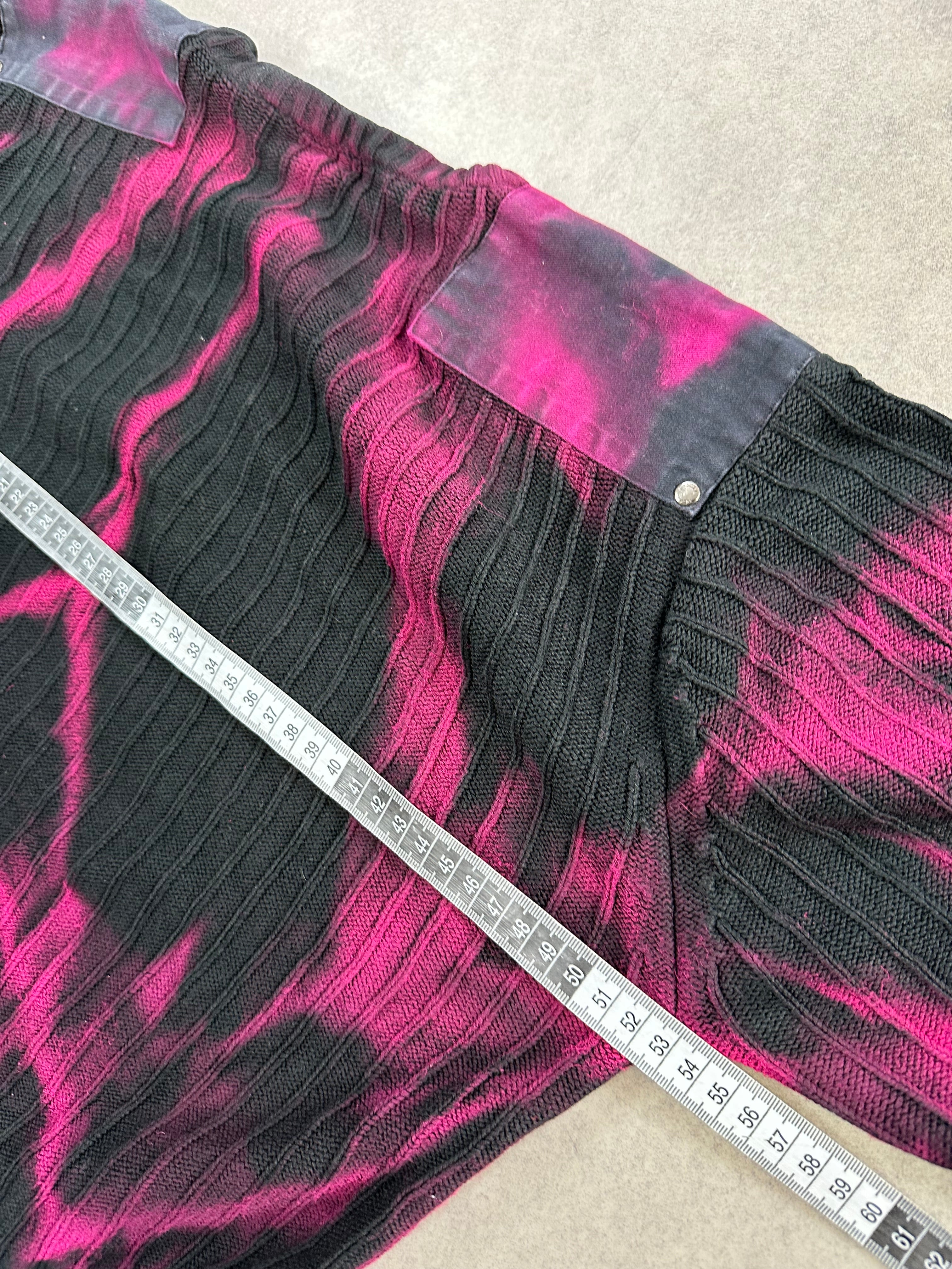Vintage Knitted Y2k Sweater custom (M)
