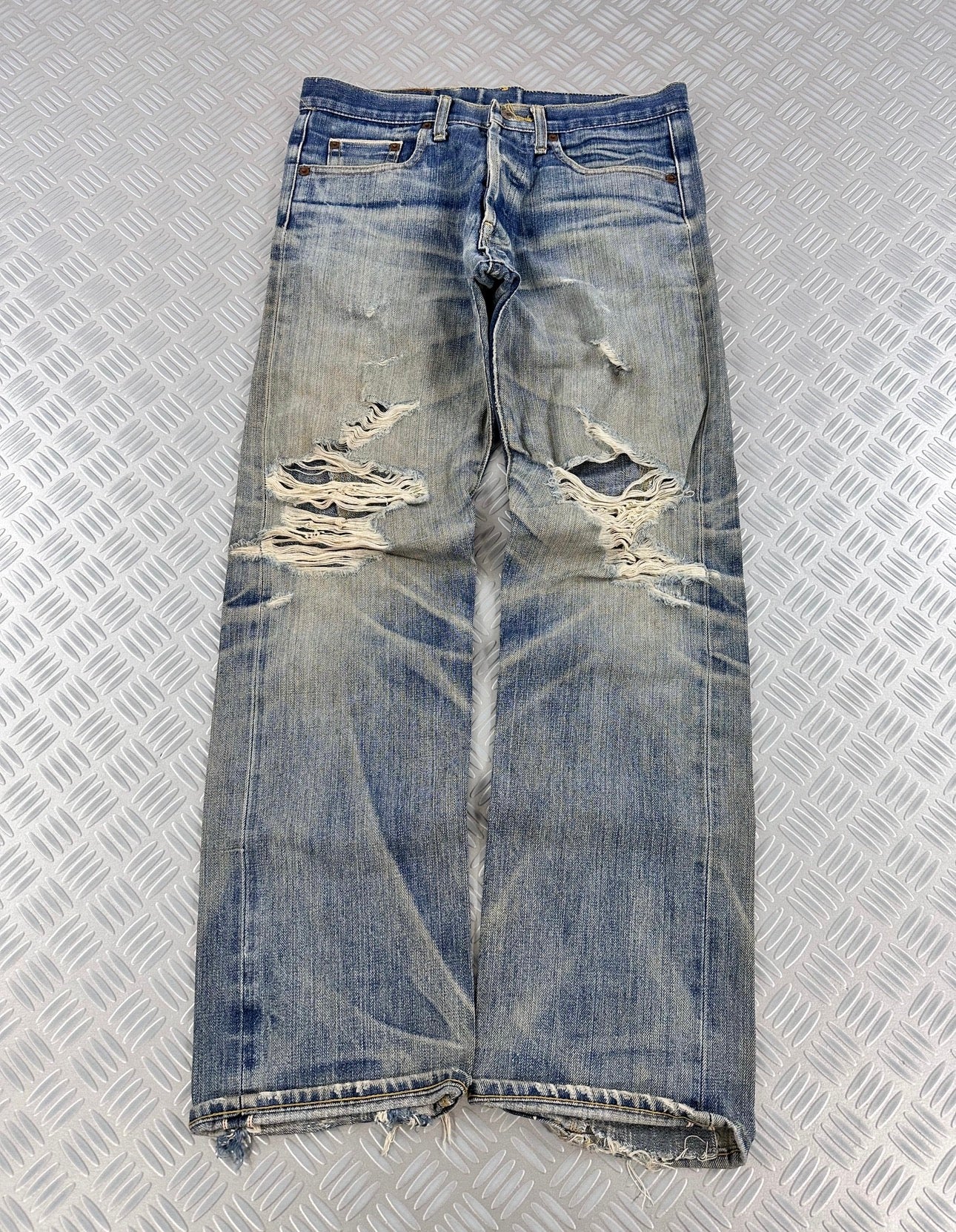 Levis Japanese y2k Flared Jeans Faded original japan Asia