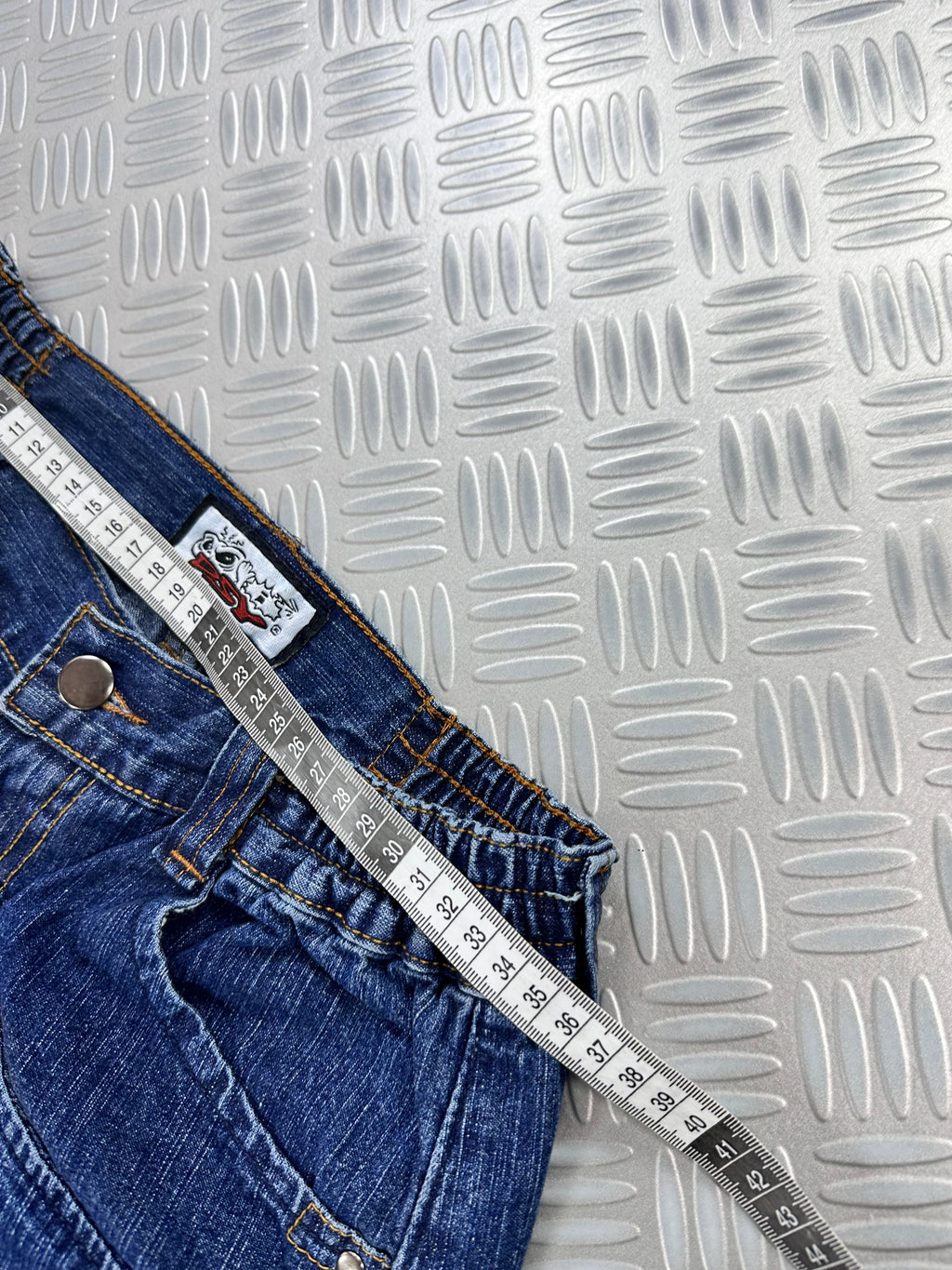 baggy graphic jeans vintage 2000's (XS)