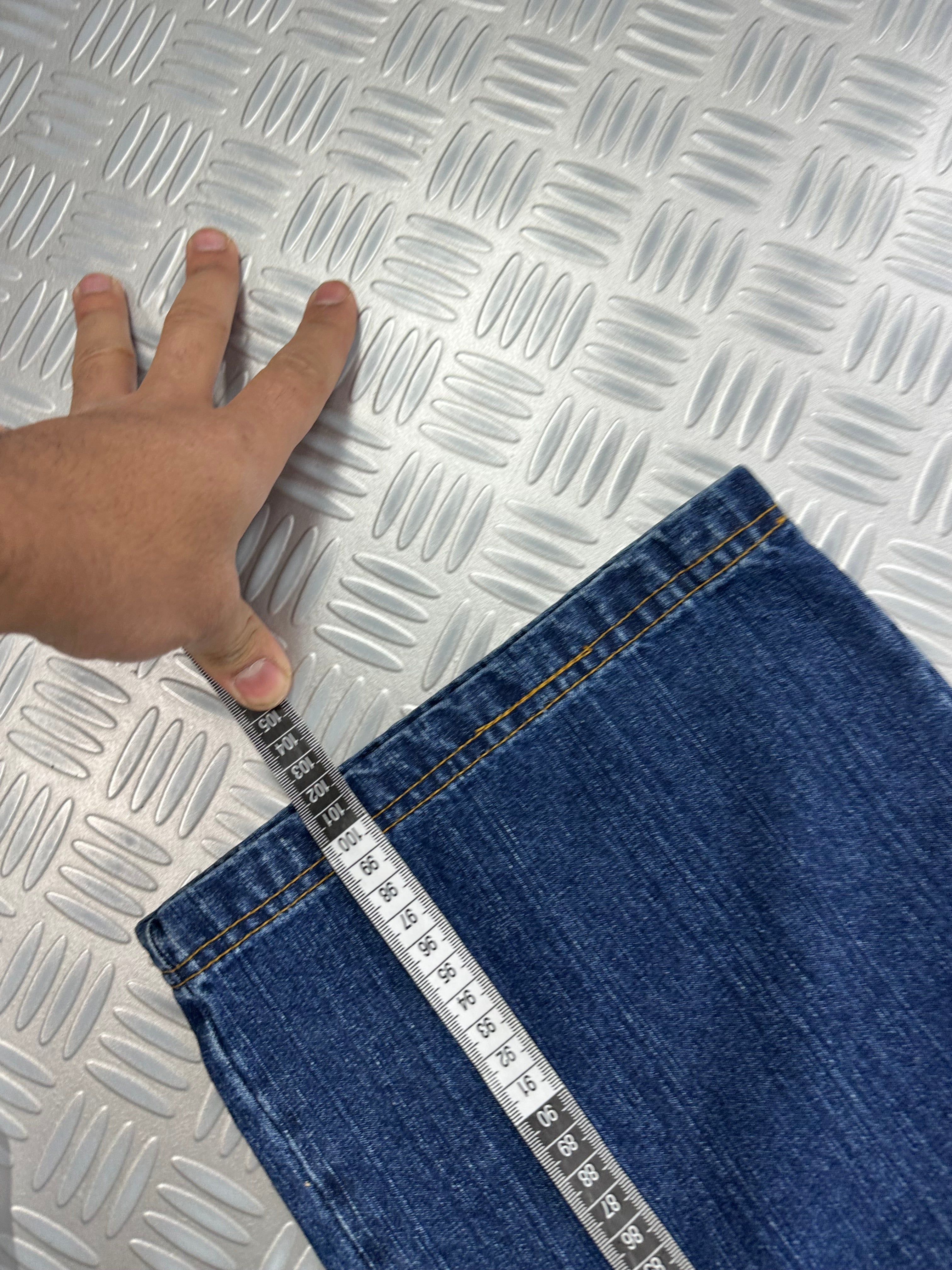 baggy graphic jeans vintage 2000's (XS)