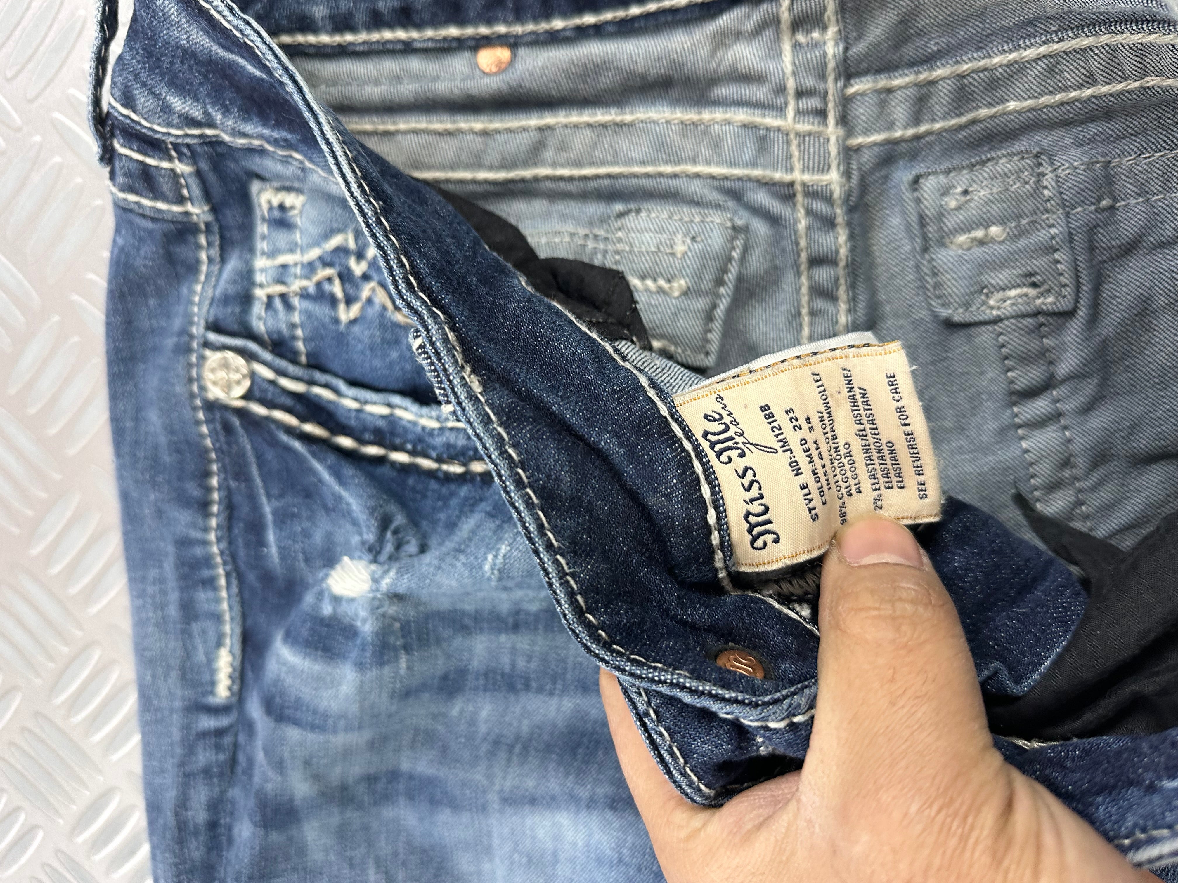 Missme flared low rise jeans 2000,s (M)