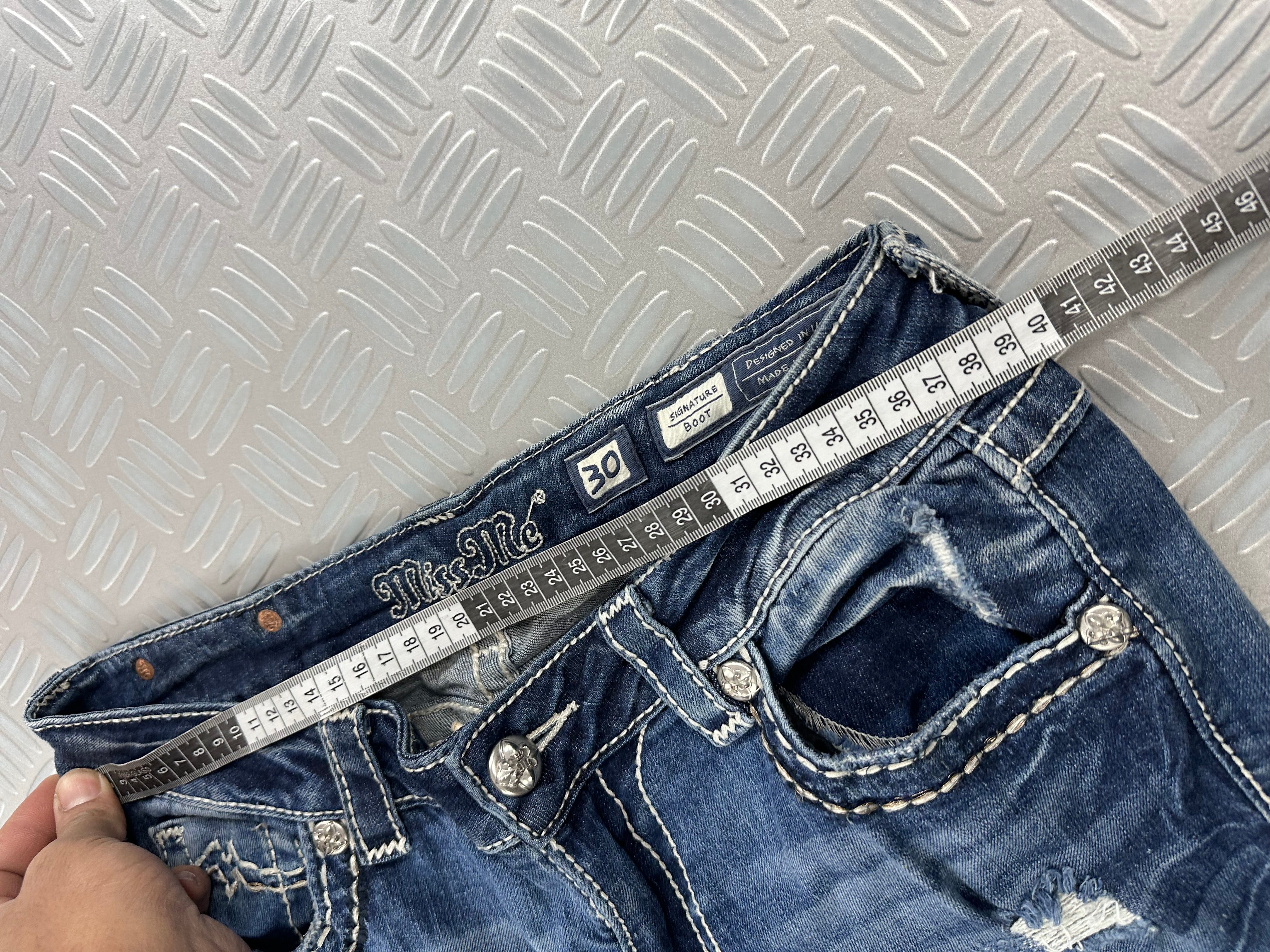 Missme flared low rise jeans 2000,s (M)