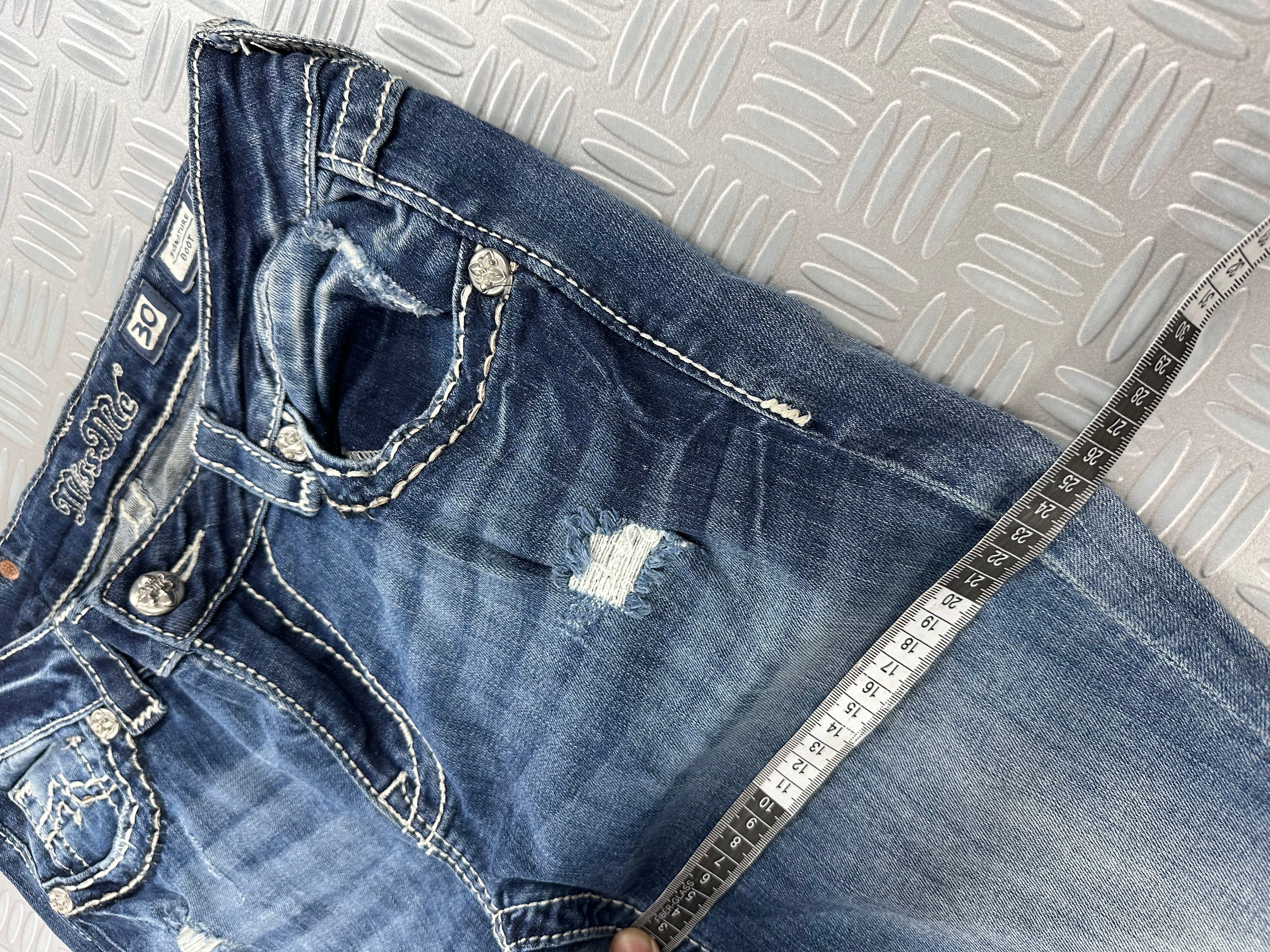 Missme flared low rise jeans 2000,s (M)