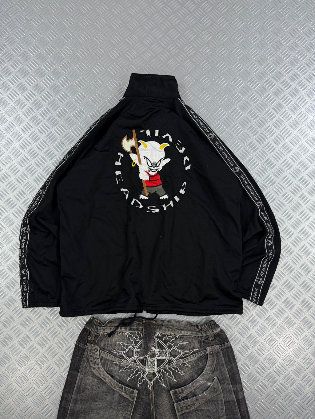 japanese y2k jacket headship devil (XL)