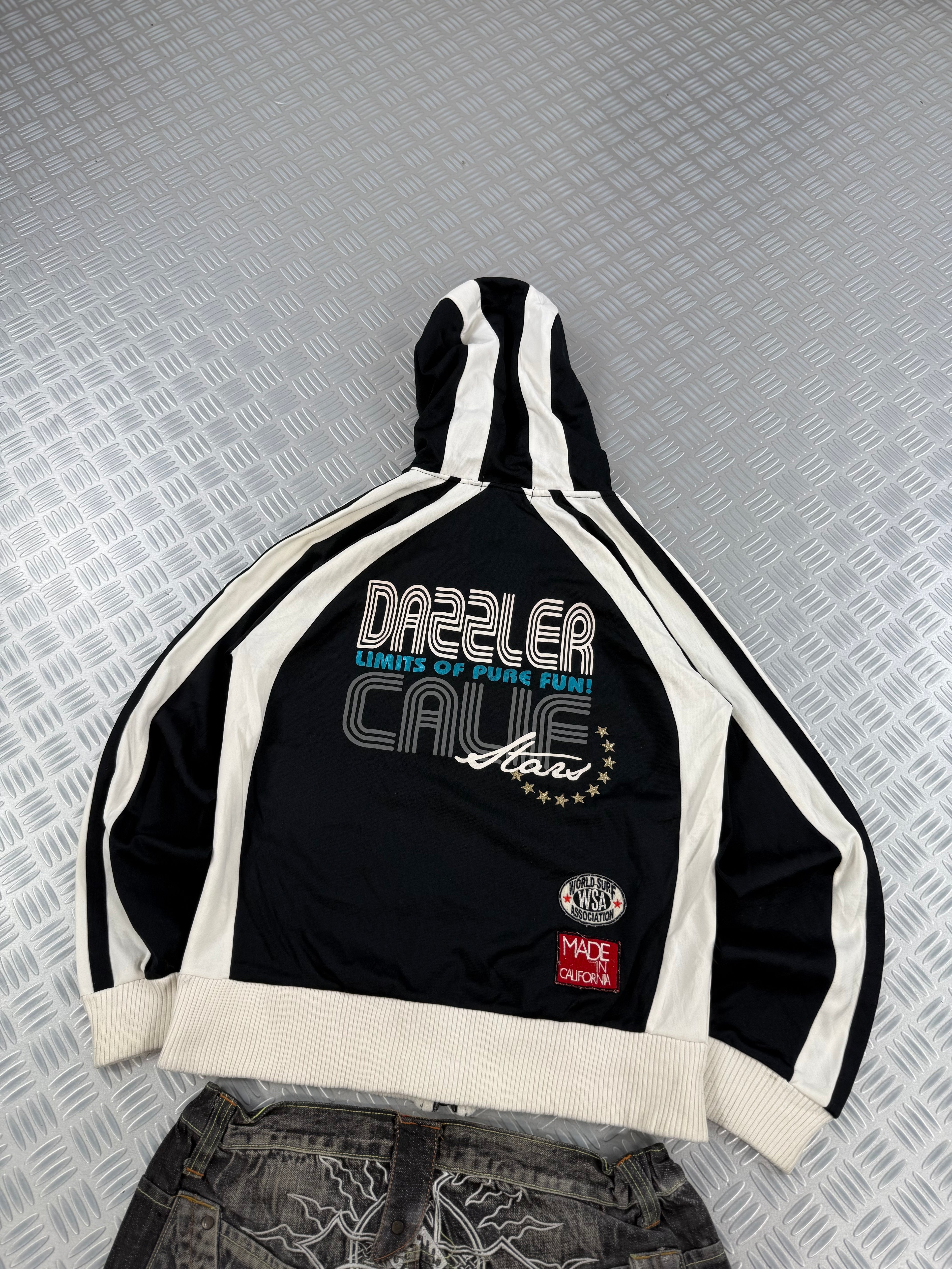 vintage japanese y2k hooded jacket (M)