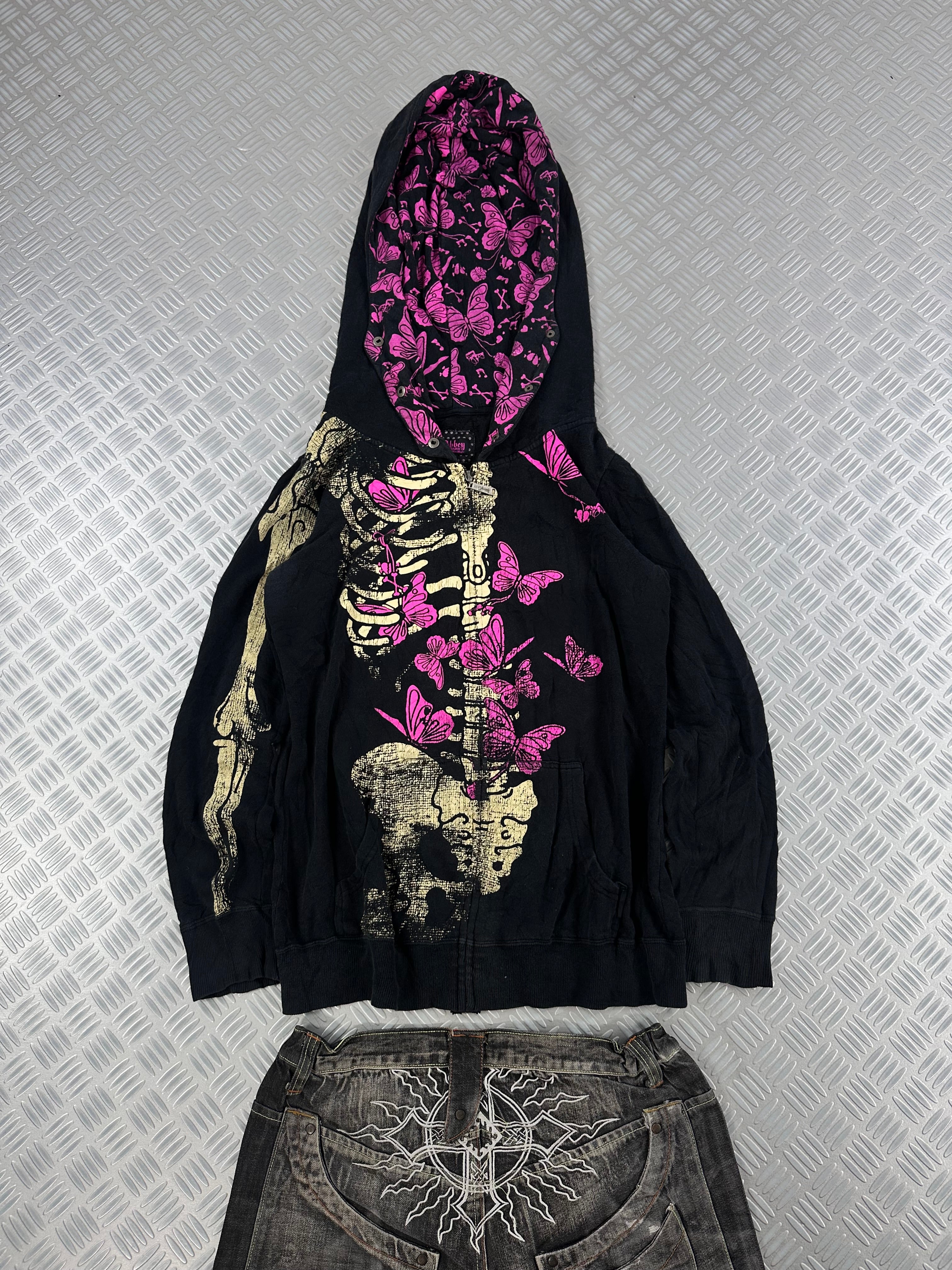 ABBEY DAWN hooded y2k japanese jacket  (XL)