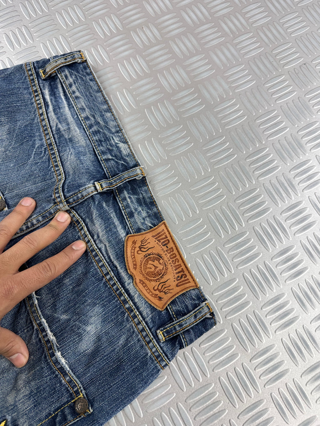 Nipponblue vintage japaneae y2k jeans 2000's (S)