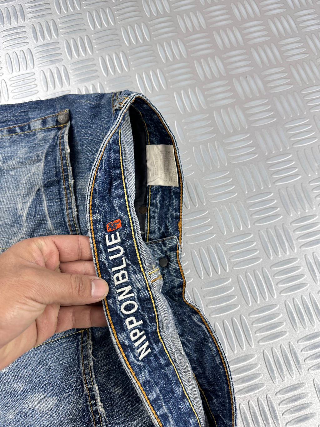 Nipponblue vintage japaneae y2k jeans 2000's (S)