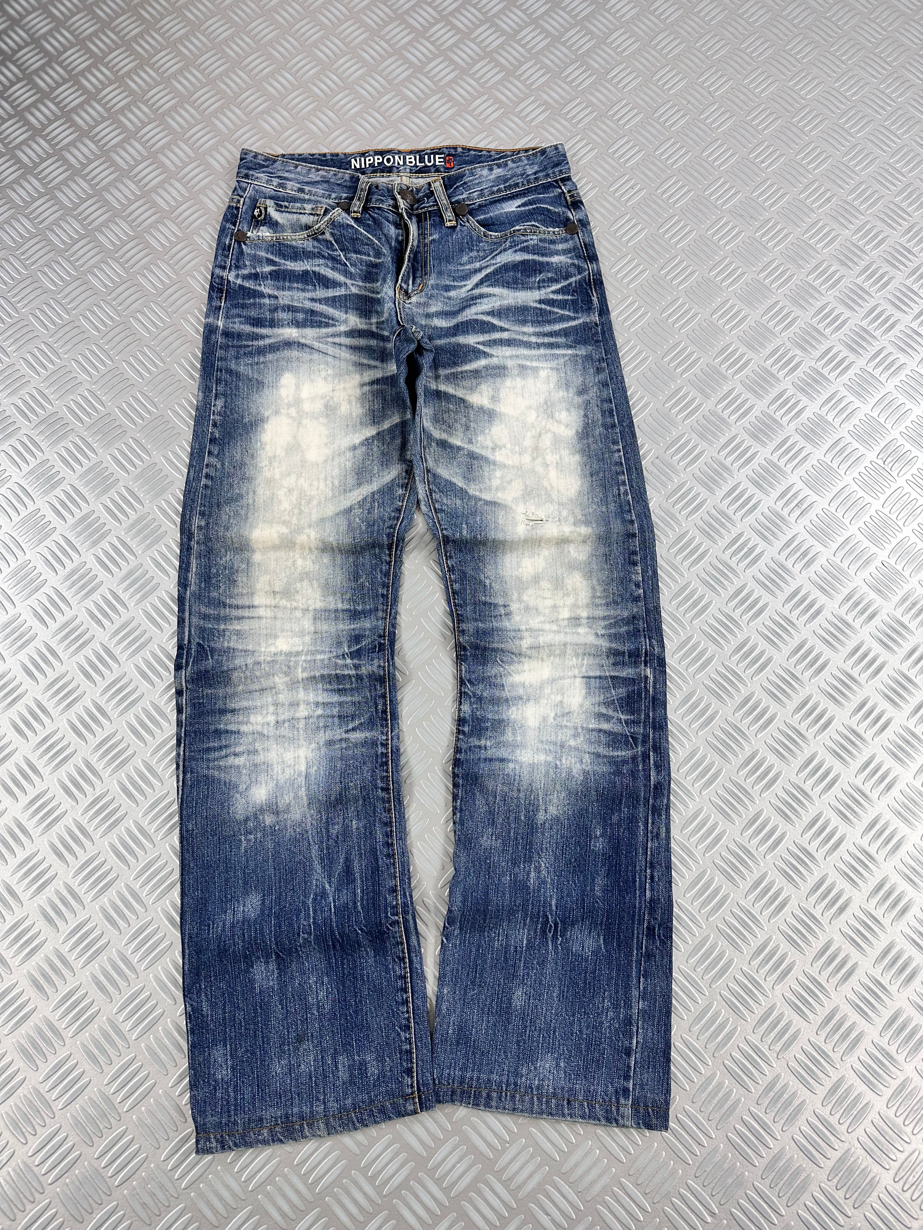 Nipponblue vintage japaneae y2k jeans 2000's (S)