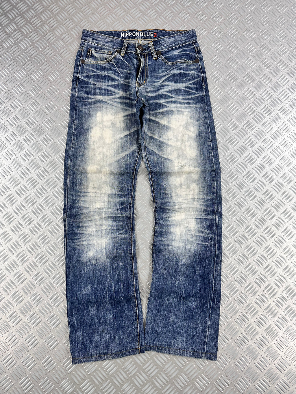 Nipponblue vintage japaneae y2k jeans 2000's (S)