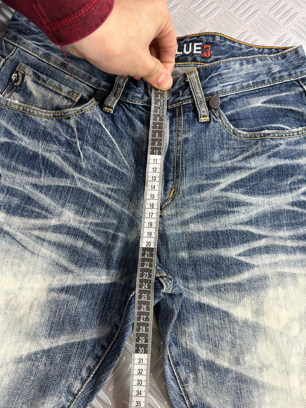 Nipponblue vintage japaneae y2k jeans 2000's (S)