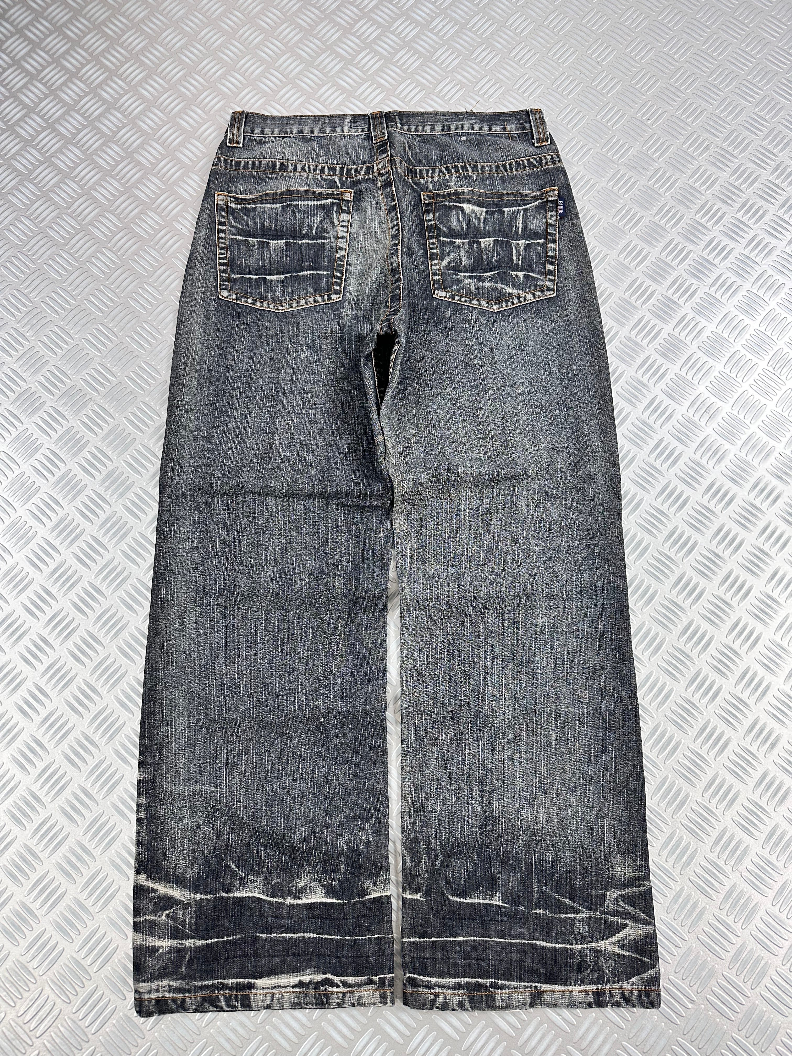 Baggy jeans vintage stone washed y2k styele (L)
