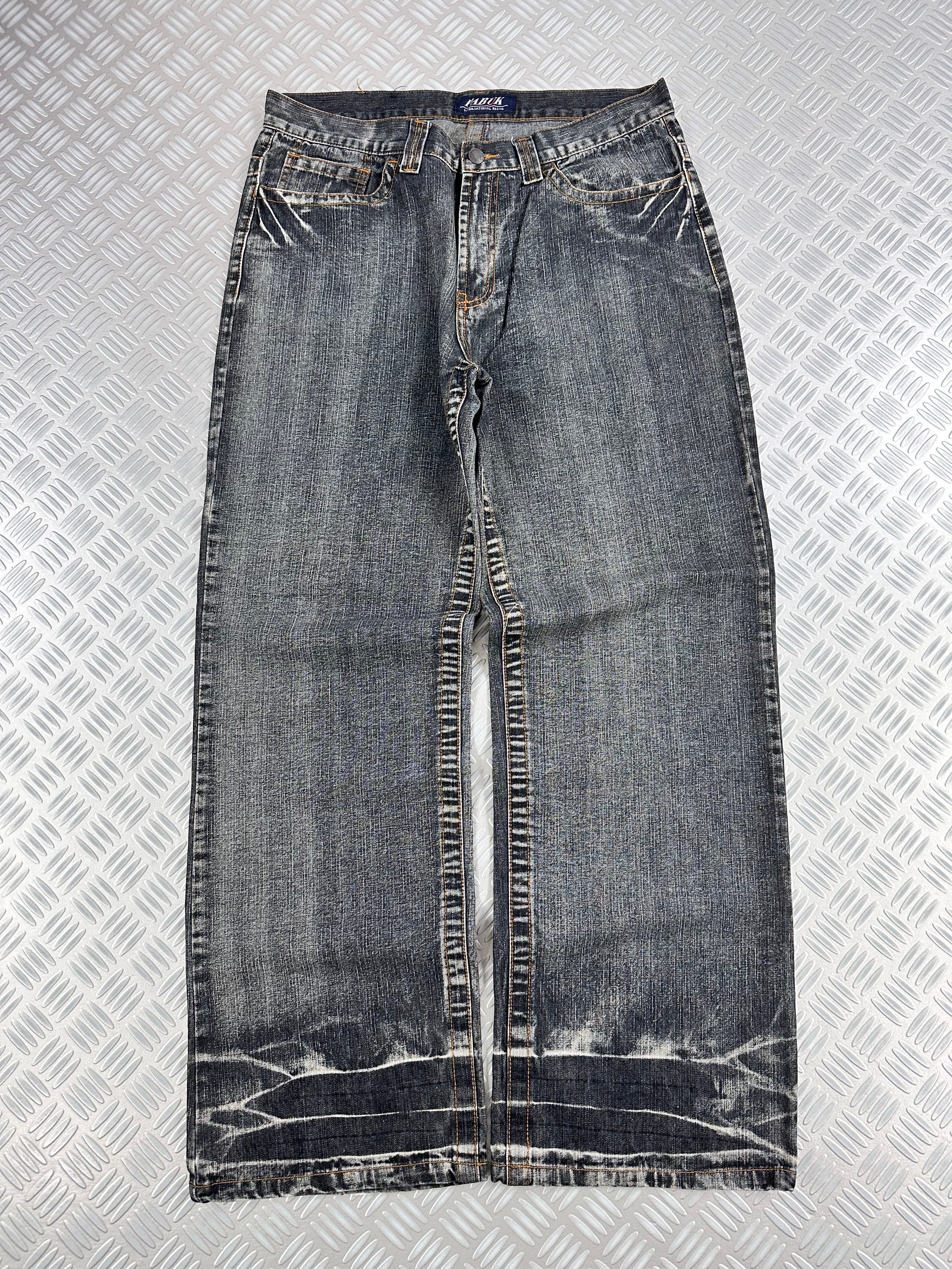 Baggy jeans vintage stone washed y2k styele (L)