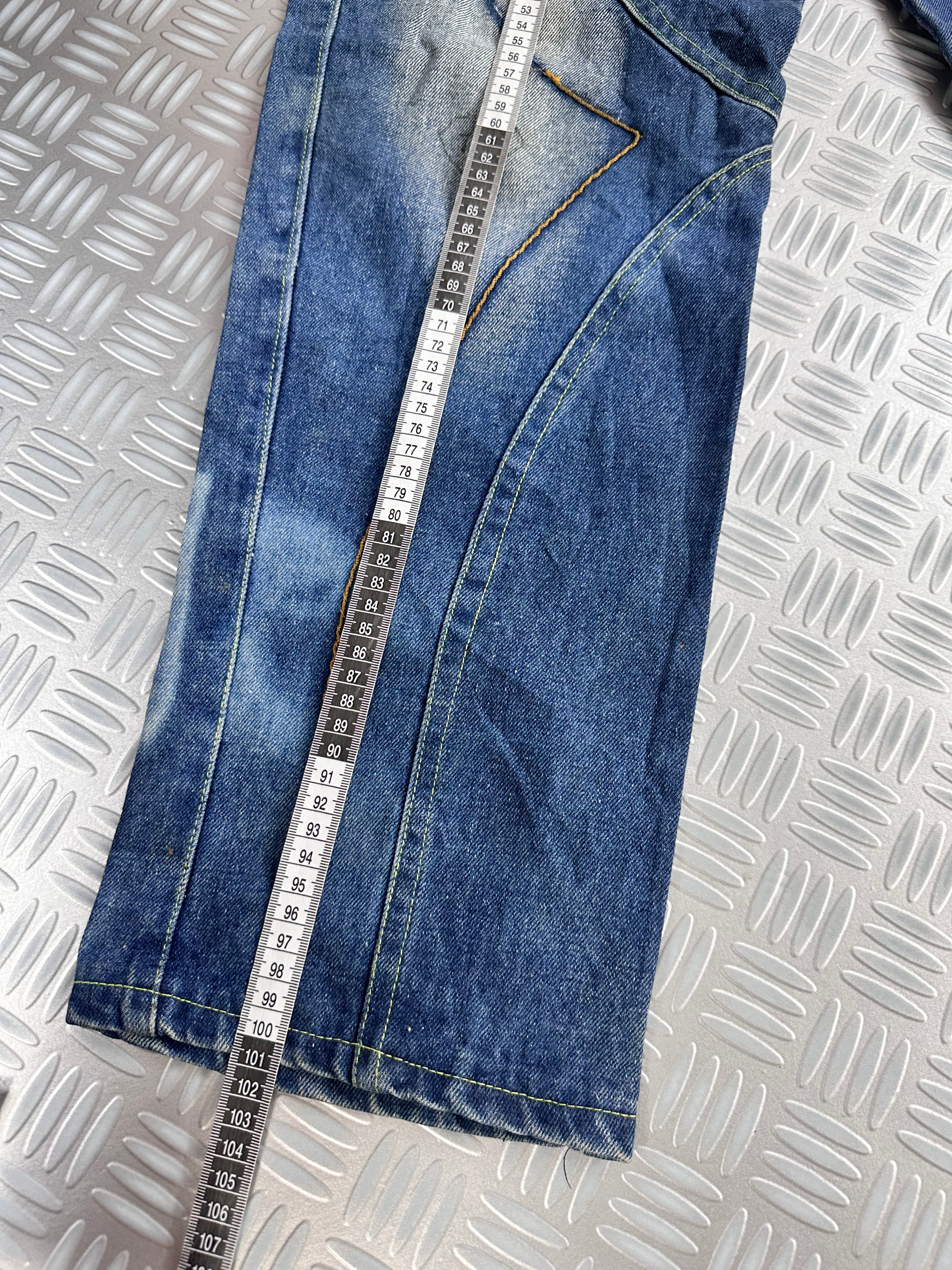 vintage y2k jeans spider embroidered 00's (M)