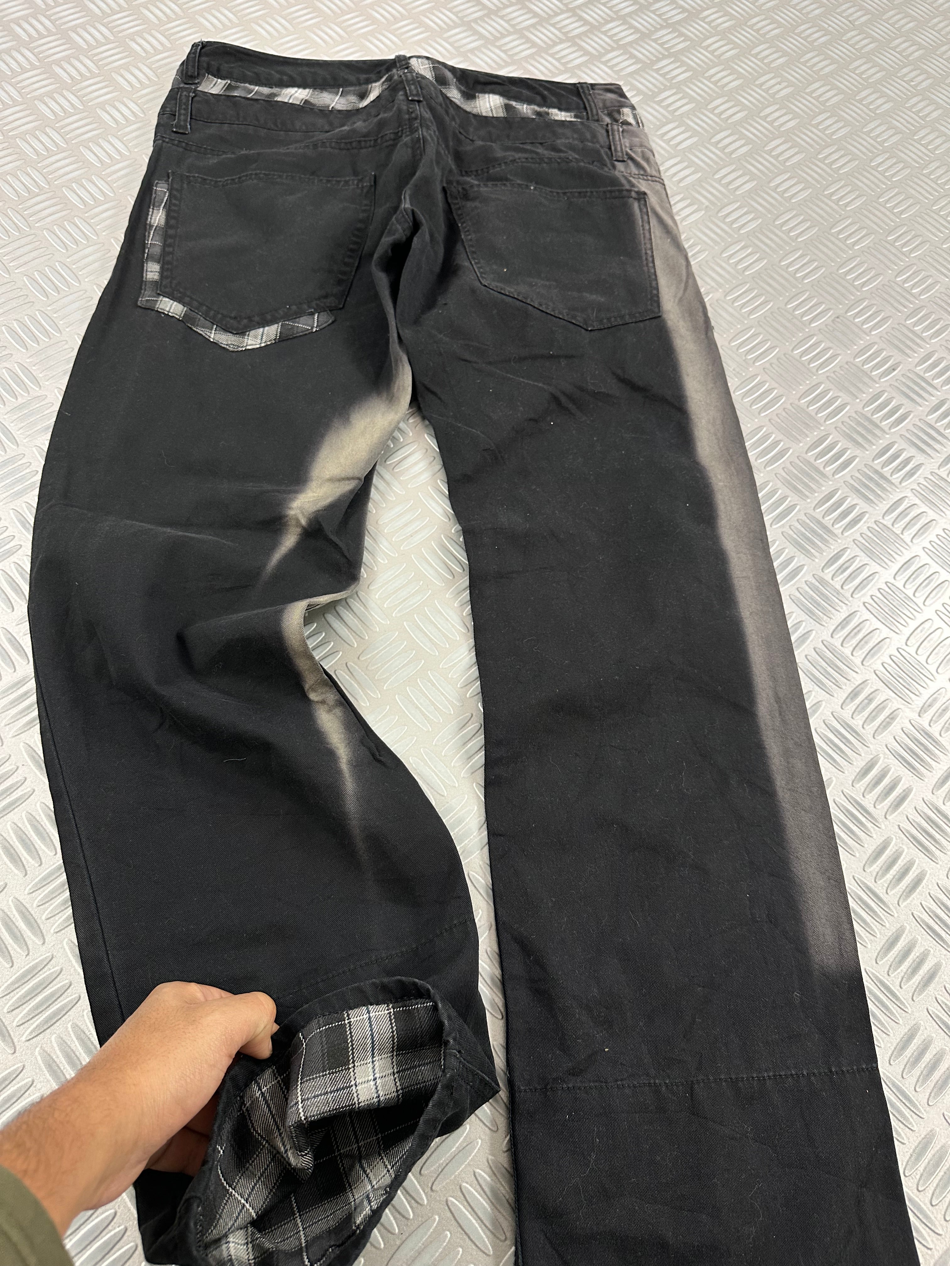 Double waist japanese faded jeans y2k (L)
