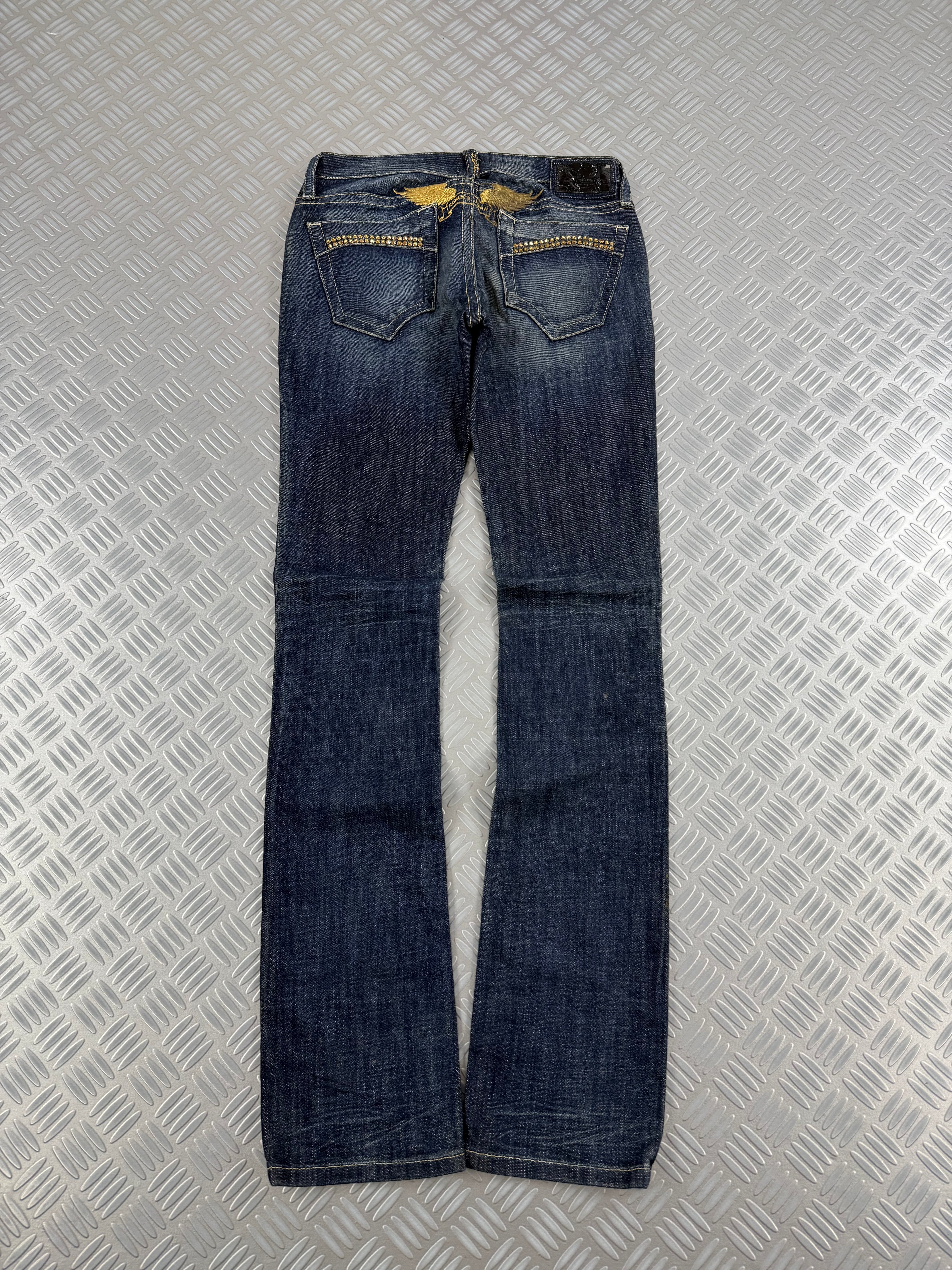 vintage robin's jeans flared low rise 2000's (XS)