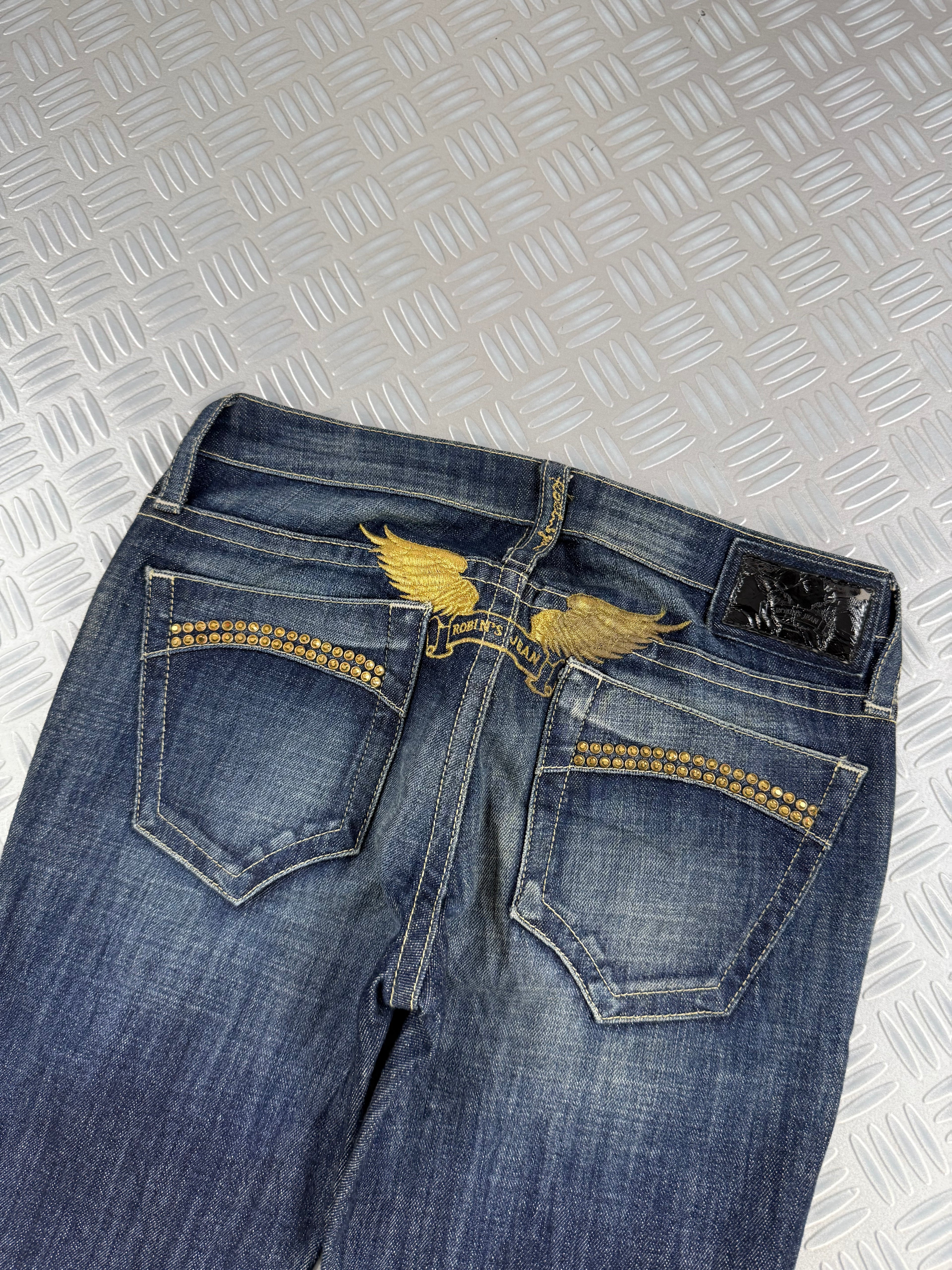 vintage robin's jeans flared low rise 2000's (XS)