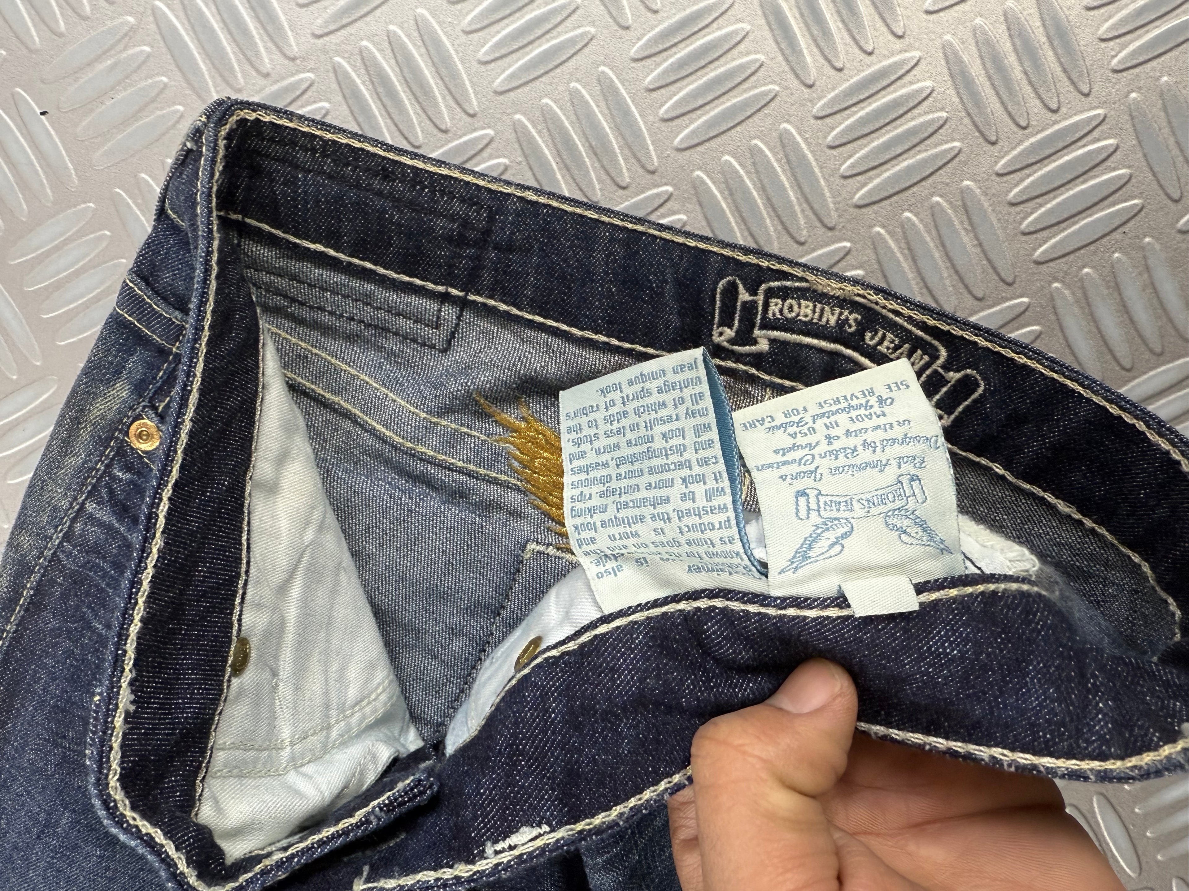 vintage robin's jeans flared low rise 2000's (XS)