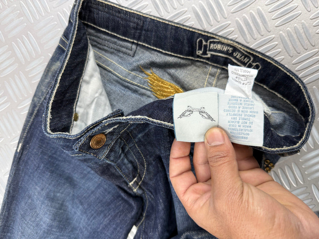 vintage robin's jeans flared low rise 2000's (XS)