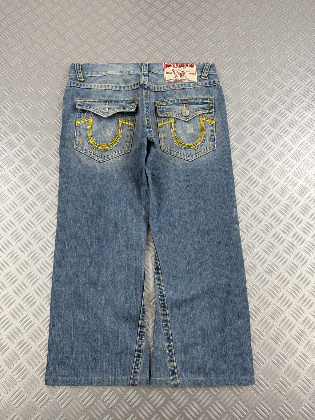 vintage true religión jeans rainbow joey (XL)