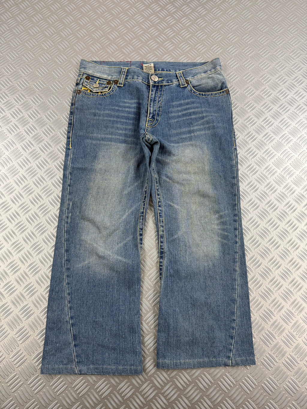vintage true religión jeans rainbow joey (XL)