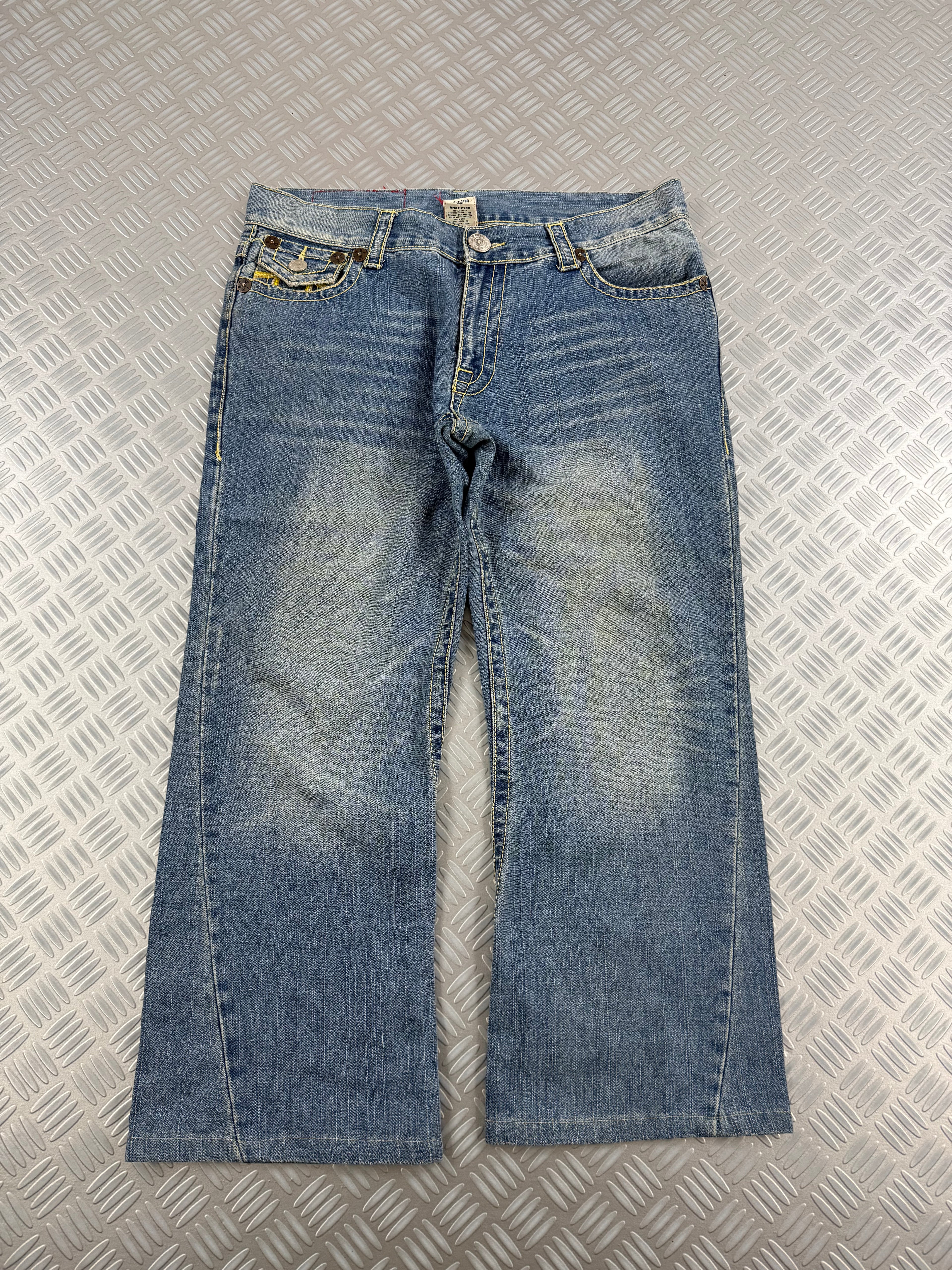 vintage true religión jeans rainbow joey (XL)