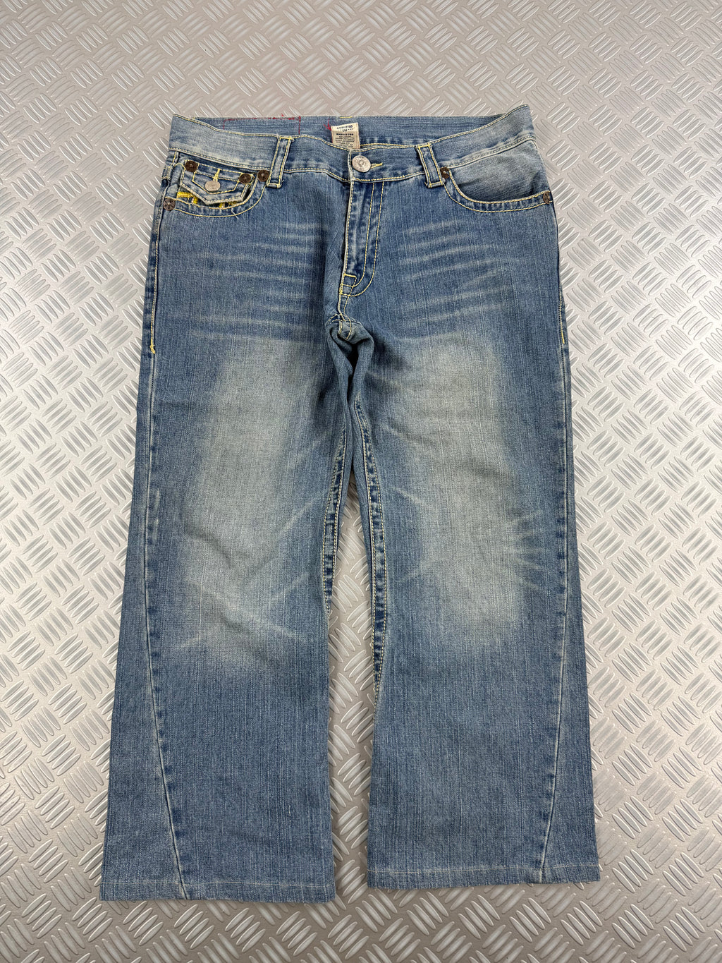 vintage true religión jeans rainbow joey (XL)