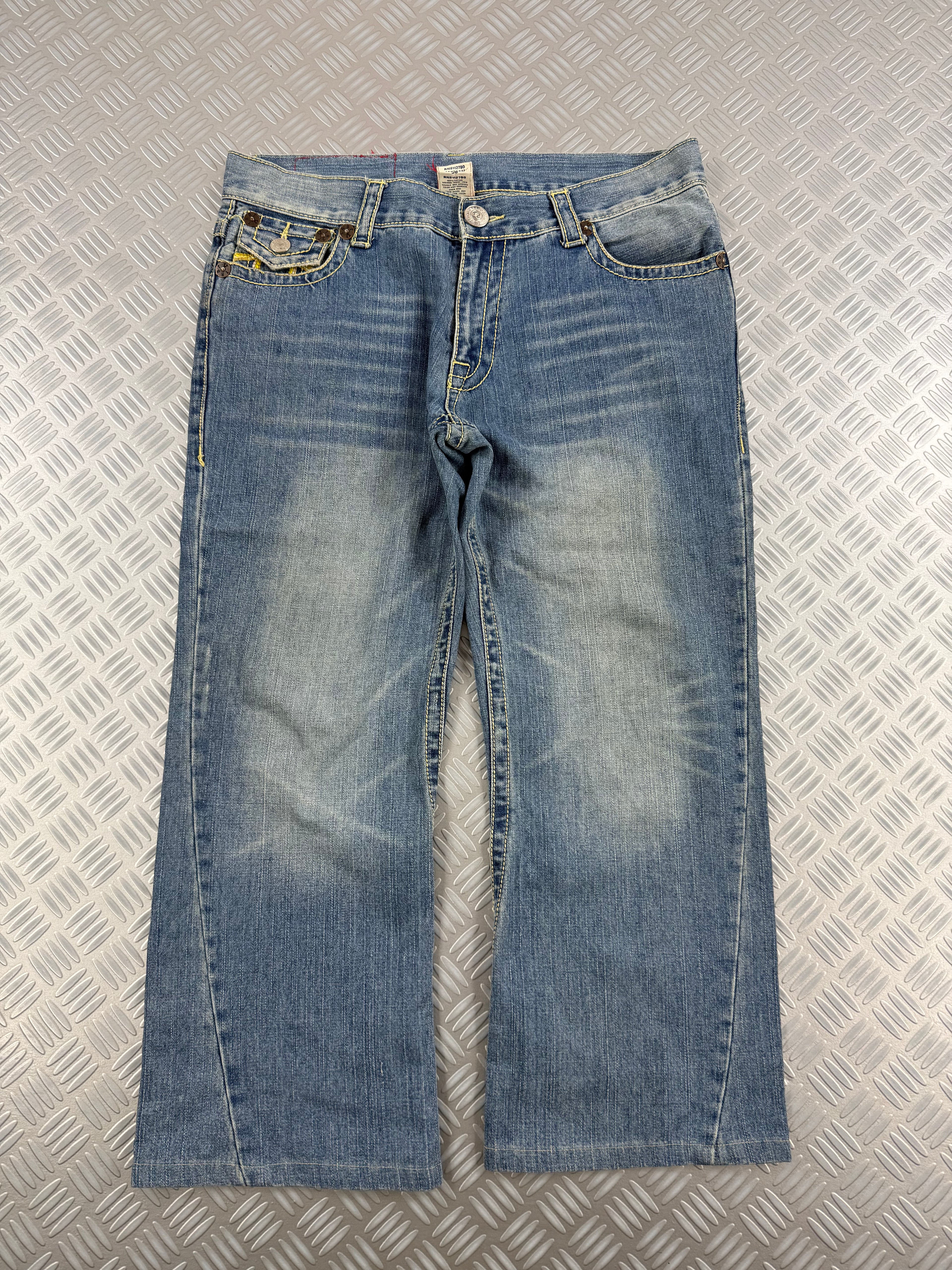 vintage true religión jeans rainbow joey (XL)