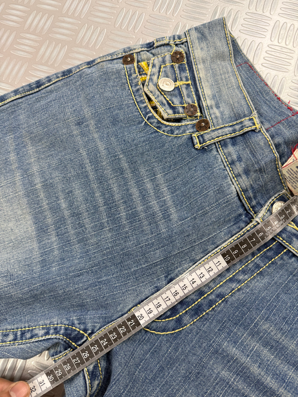 vintage true religión jeans rainbow joey (XL)