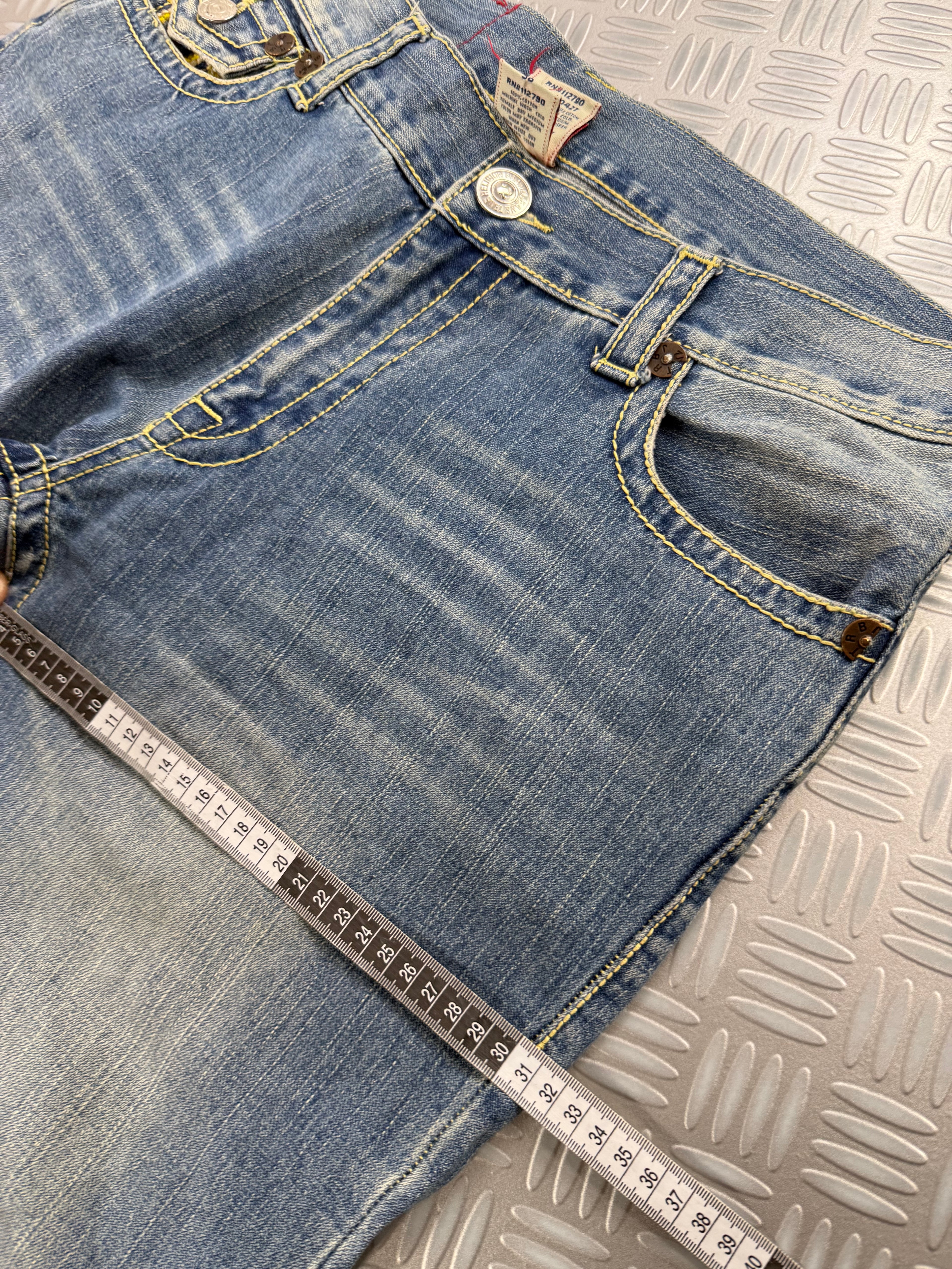 vintage true religión jeans rainbow joey (XL)