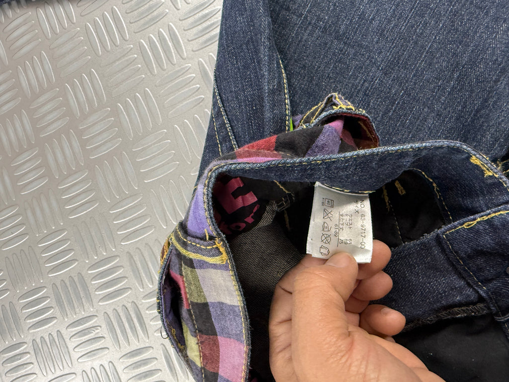 Japanese double waist jeans vintage (M)