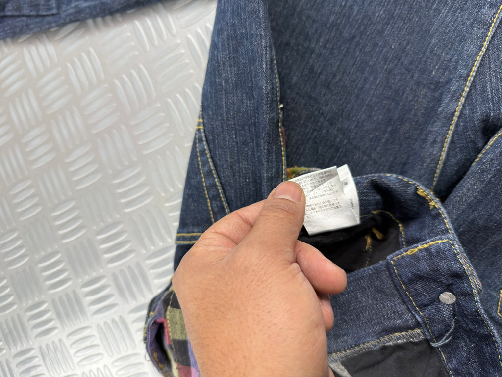 Japanese double waist jeans vintage (M)