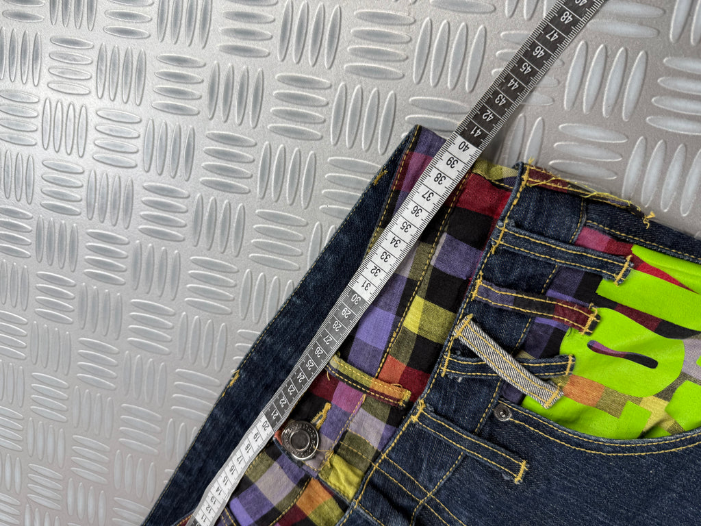 Japanese double waist jeans vintage (M)