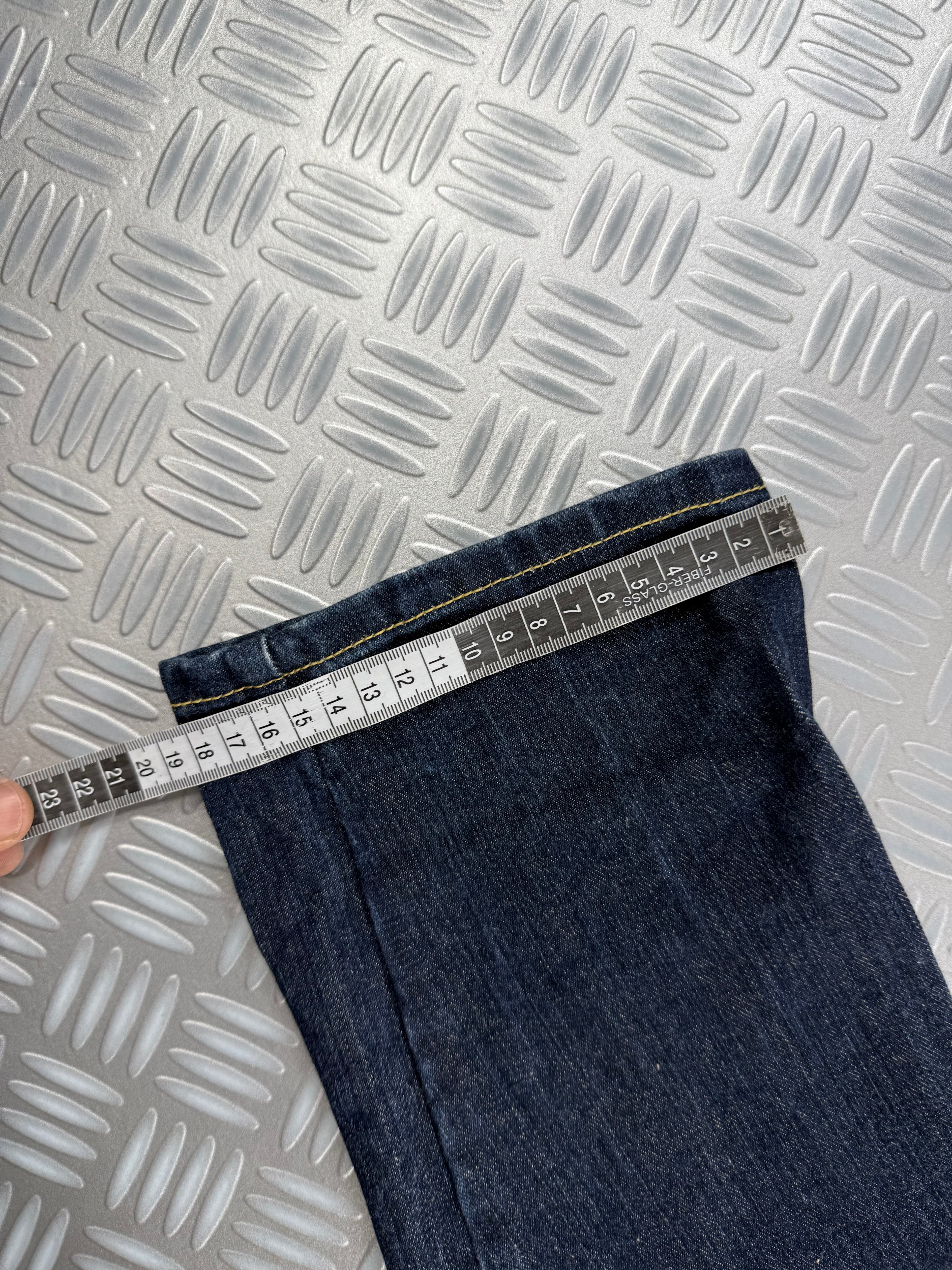 Japanese double waist jeans vintage (M)