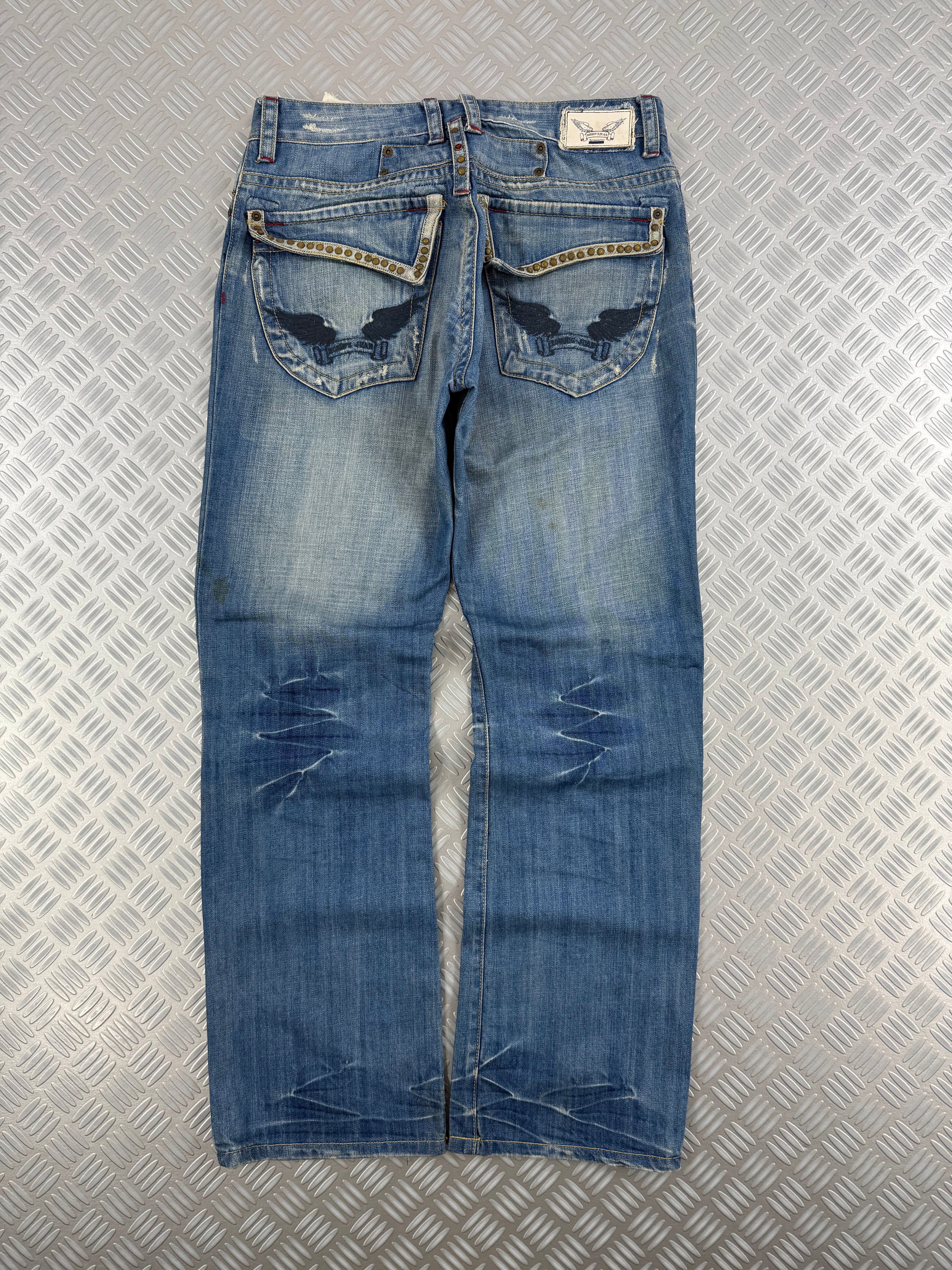 vintage bootcut robin's jeans vintage (L)