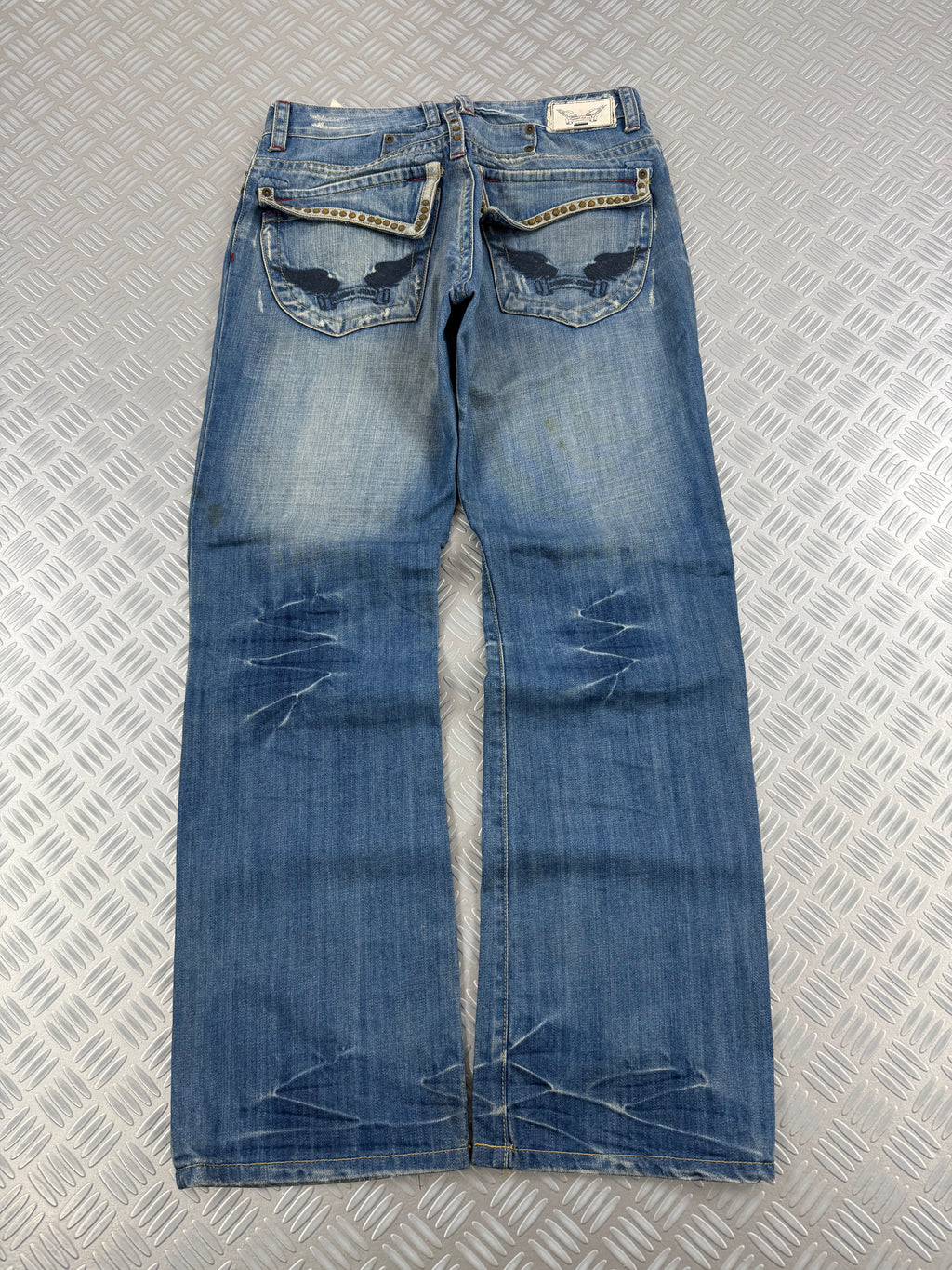 vintage bootcut robin's jeans vintage (L)