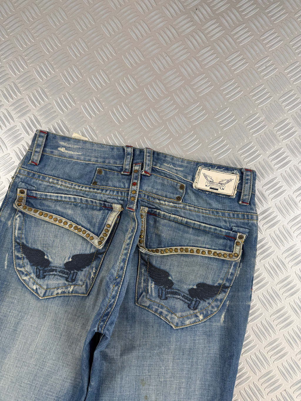 vintage bootcut robin's jeans vintage (L)