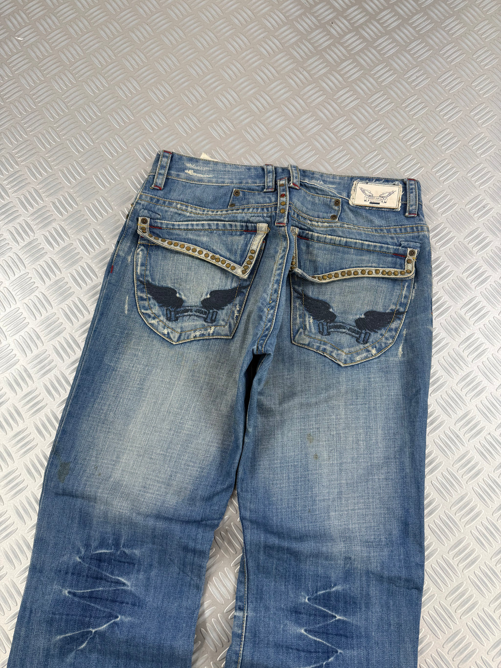 vintage bootcut robin's jeans vintage (L)