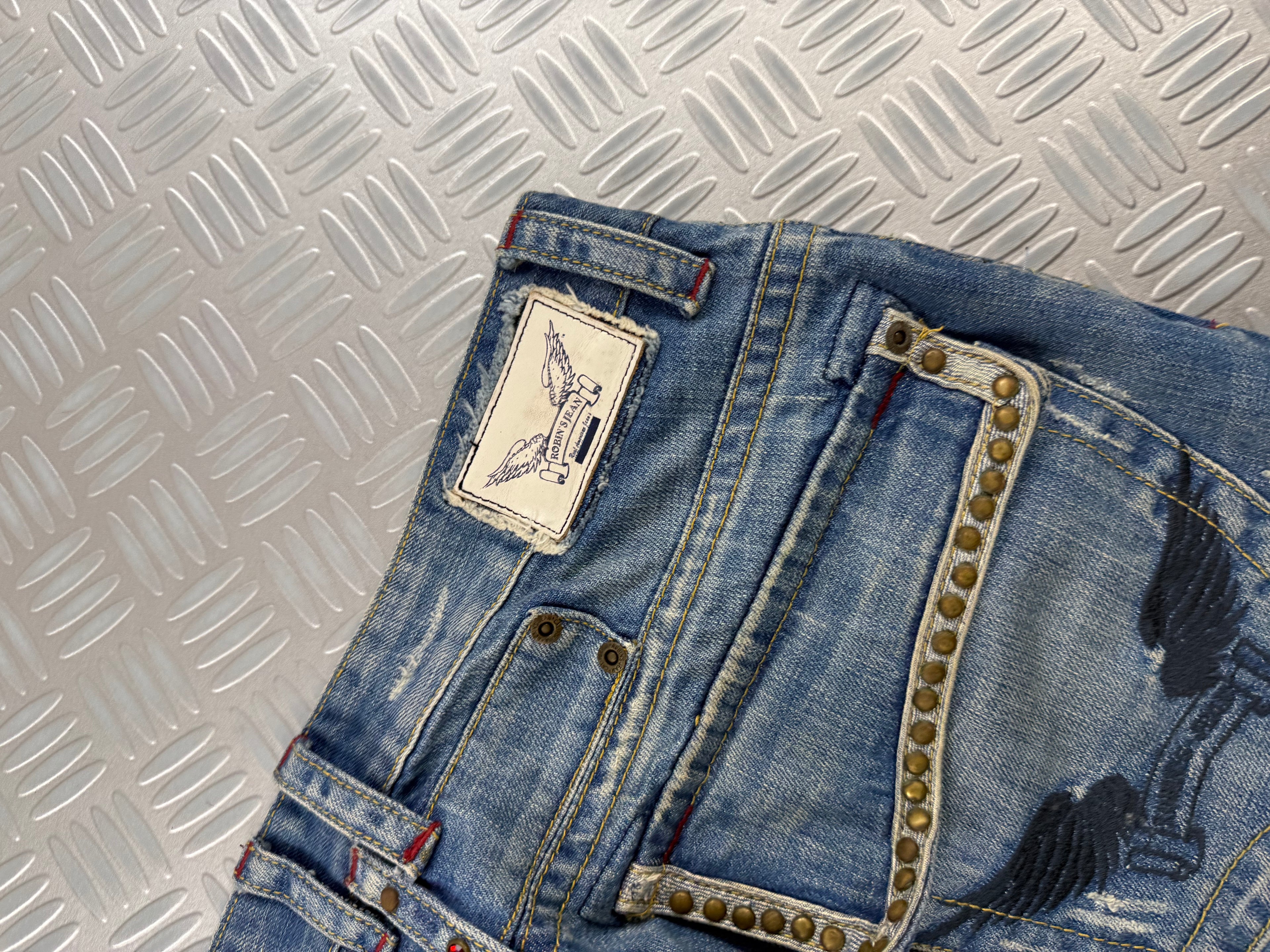 vintage bootcut robin's jeans vintage (L)