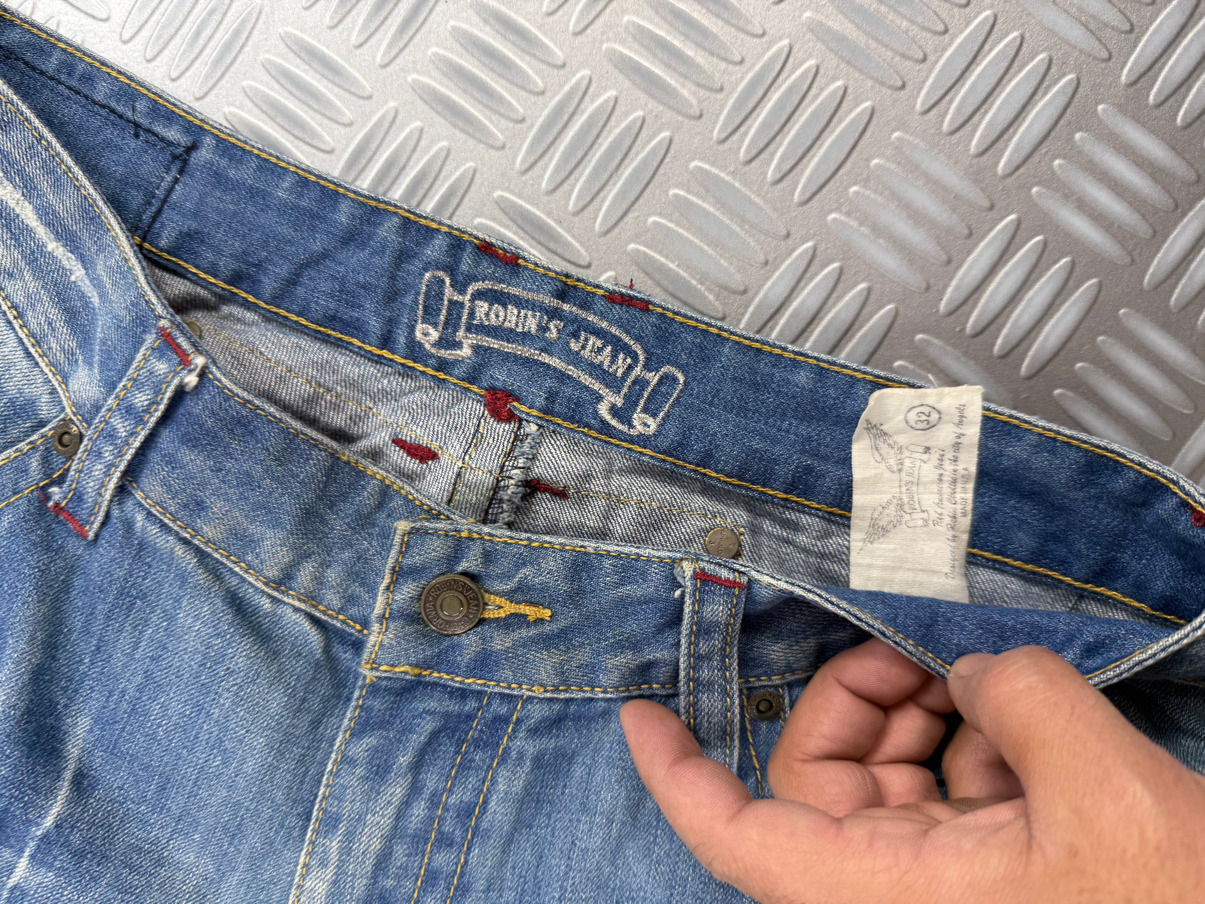 vintage bootcut robin's jeans vintage (L)