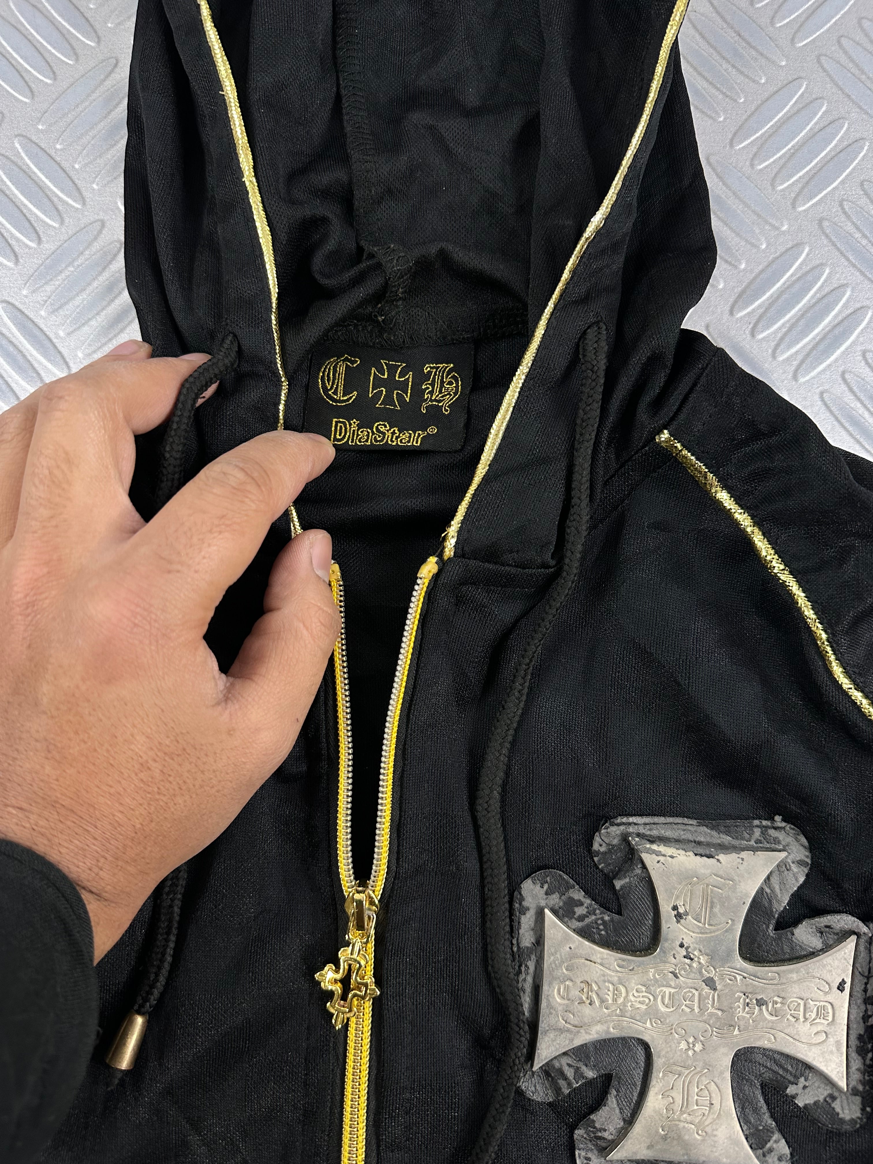 vintage japanese hooded dia star jacket vintage (M)