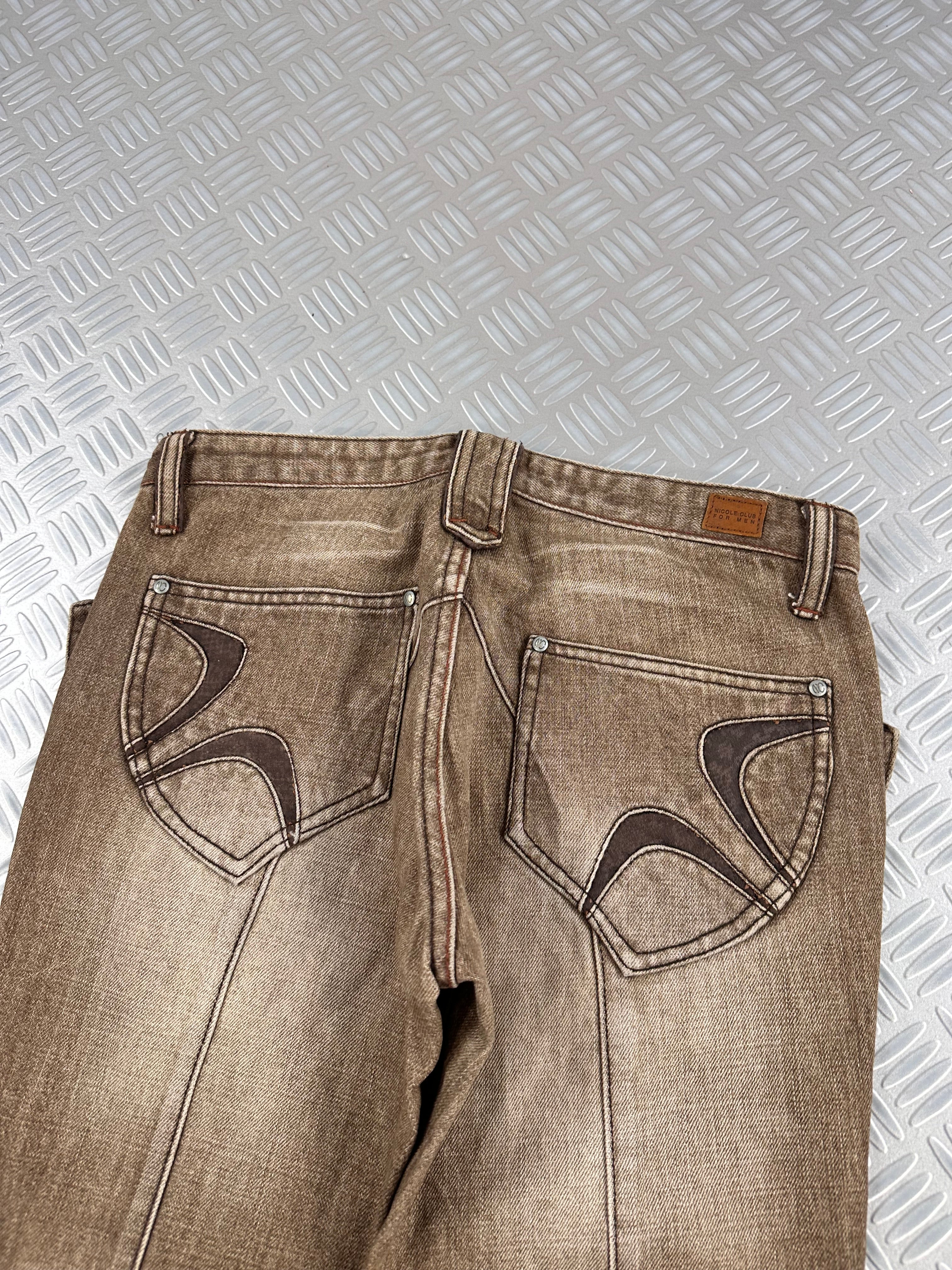 Bootcut japanese y2k jeans 00's (S)