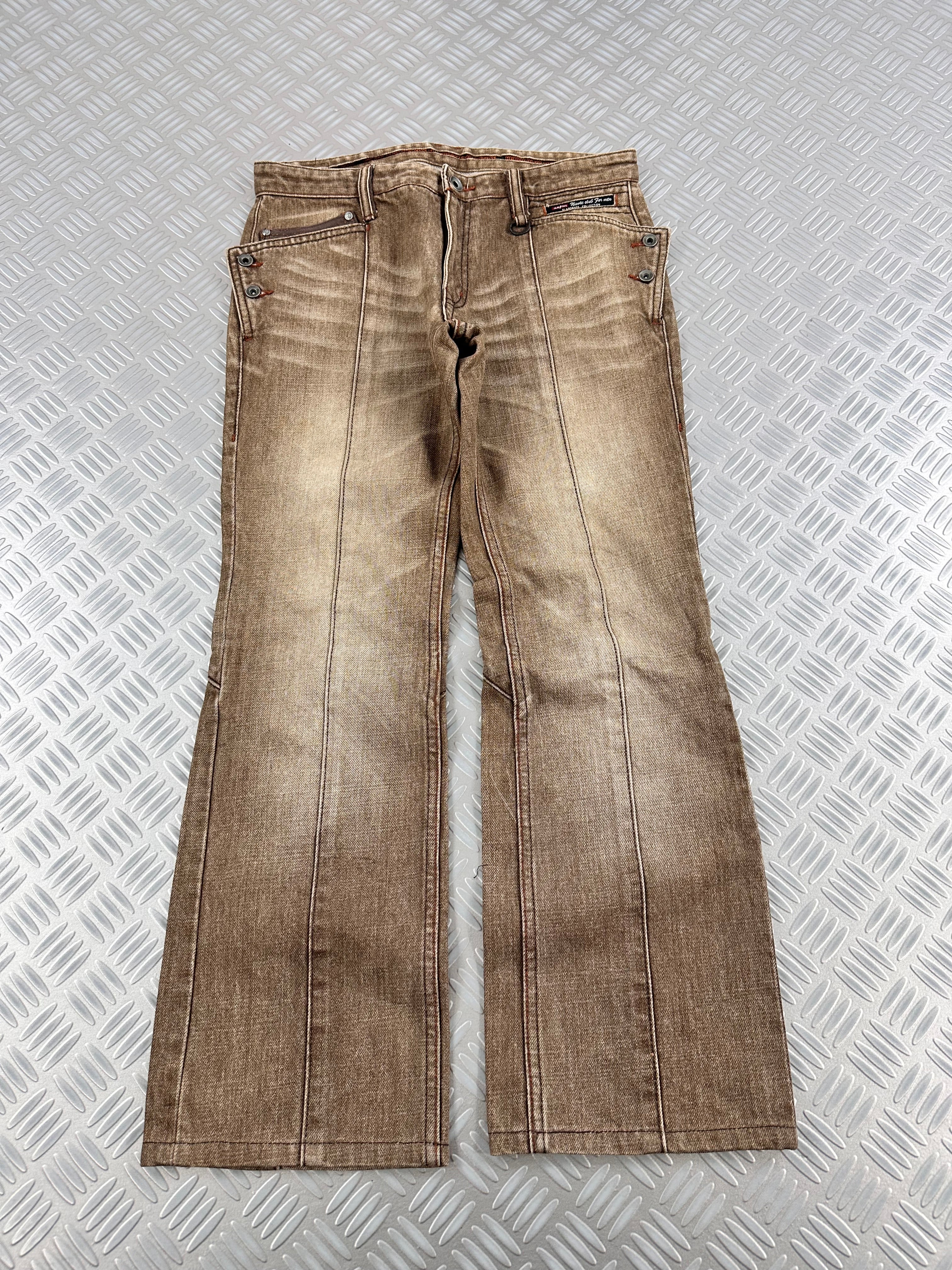 Bootcut japanese y2k jeans 00's (S)