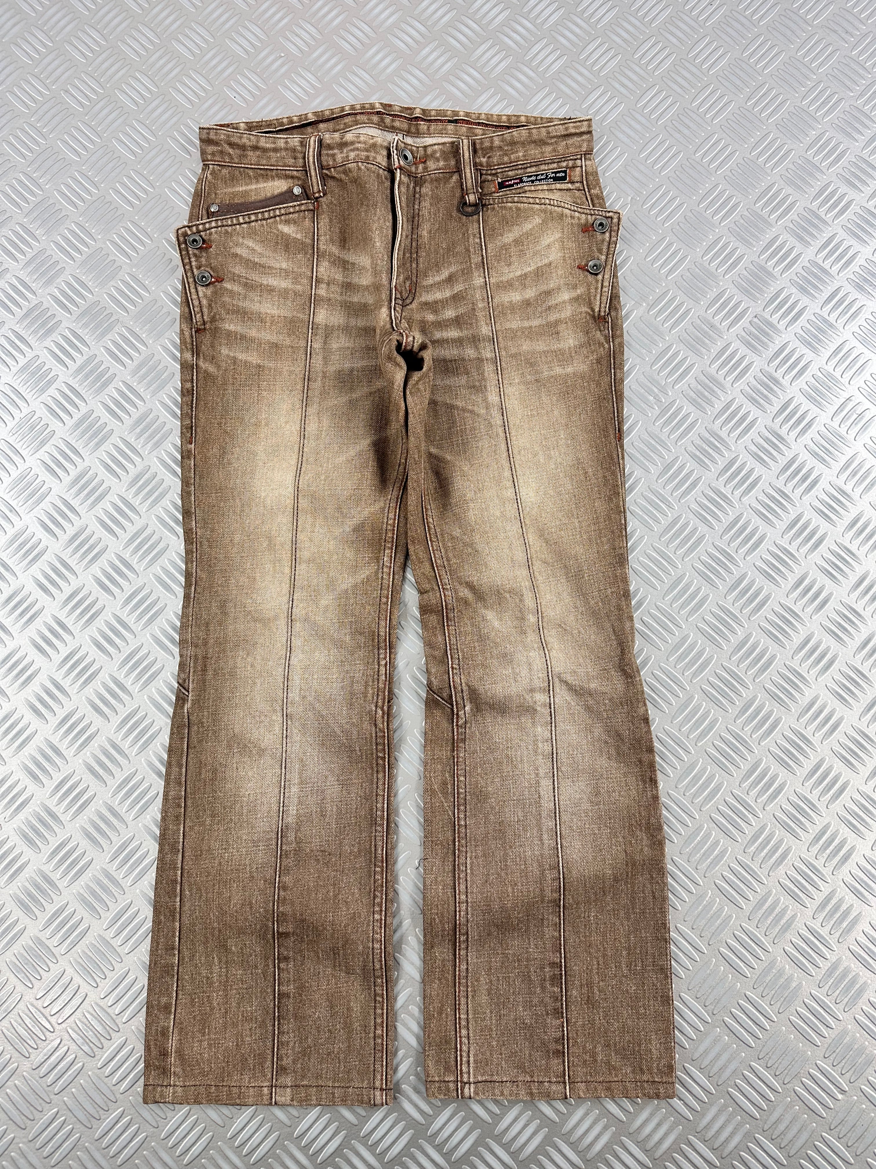 Bootcut japanese y2k jeans 00's (S)